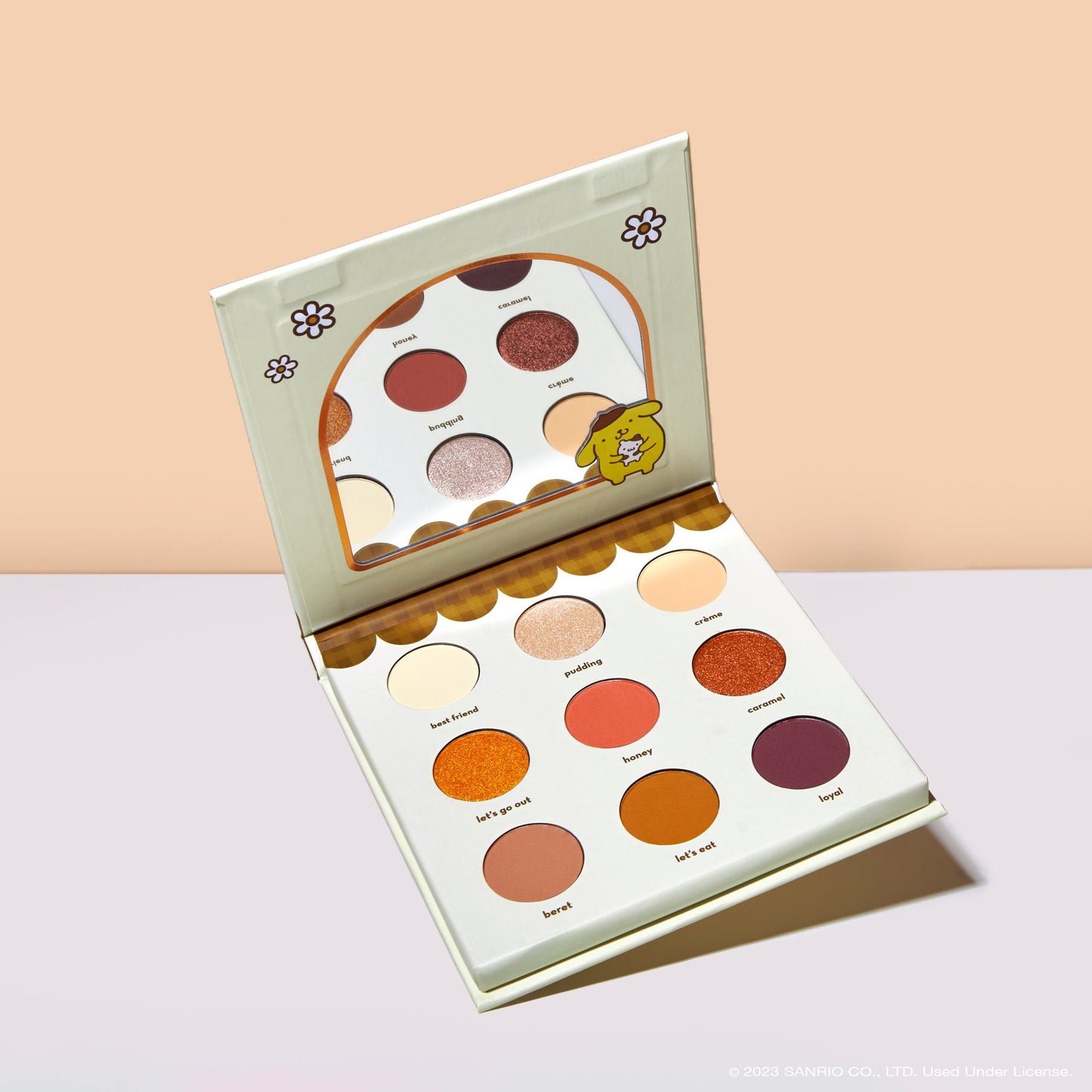 Pompompurin Golden Dream Eyeshadow Palette Eyeshadow Palette The Crème Shop x Sanrio
