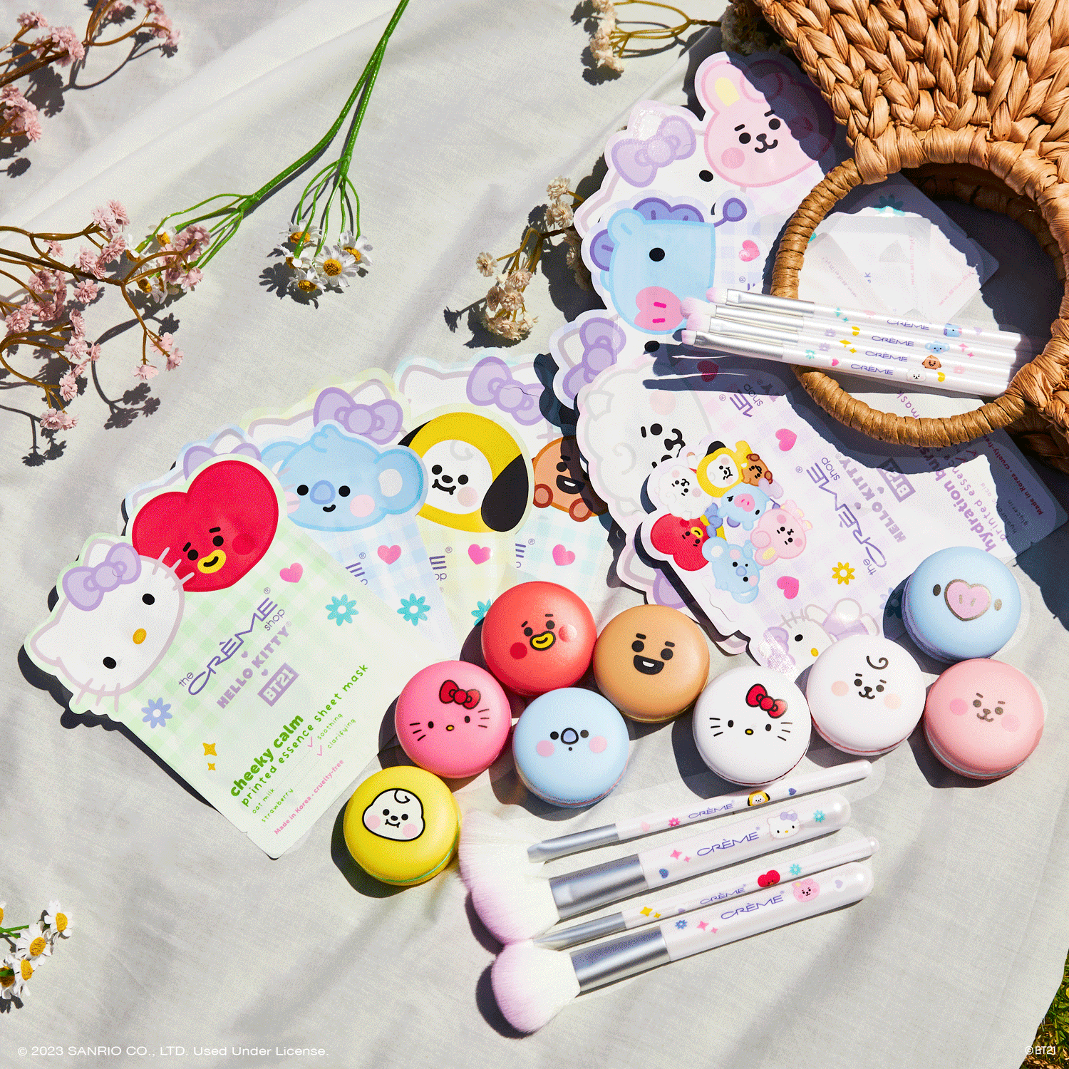 The Crème Shop Collaboration with Hello Kitty and BT21!