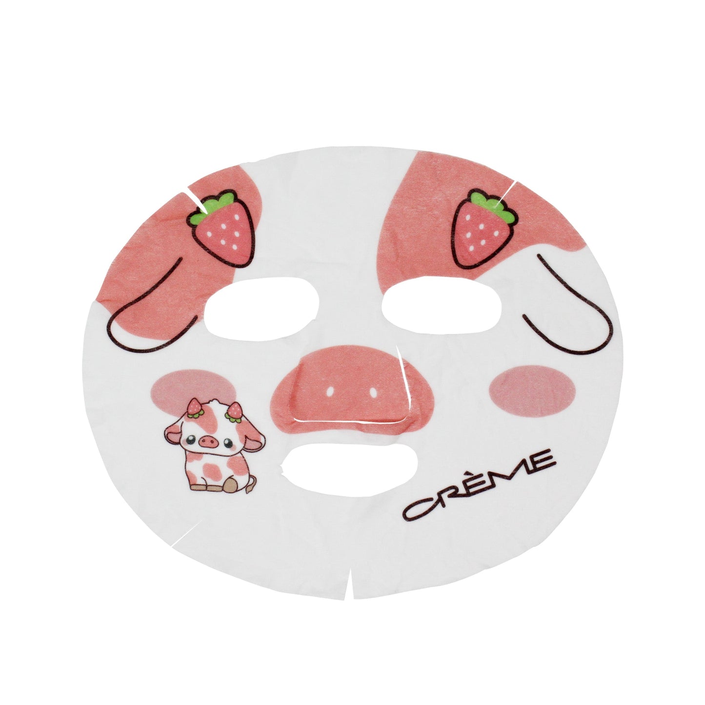Be Milky, Skin! Animated Strawberry Cow Face Mask Animated Sheet Masks The Crème Shop
