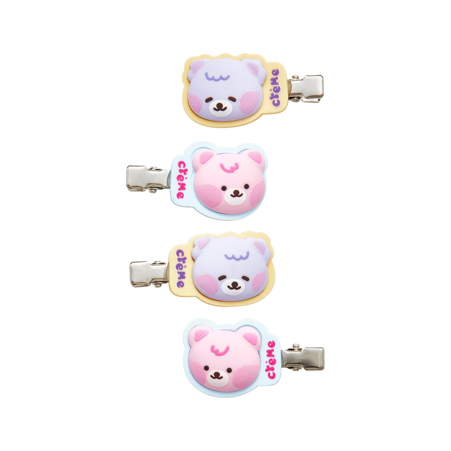 Boba Bears Beary Cute Hair Clips - (Set of 4) Hair Clips The Crème Shop