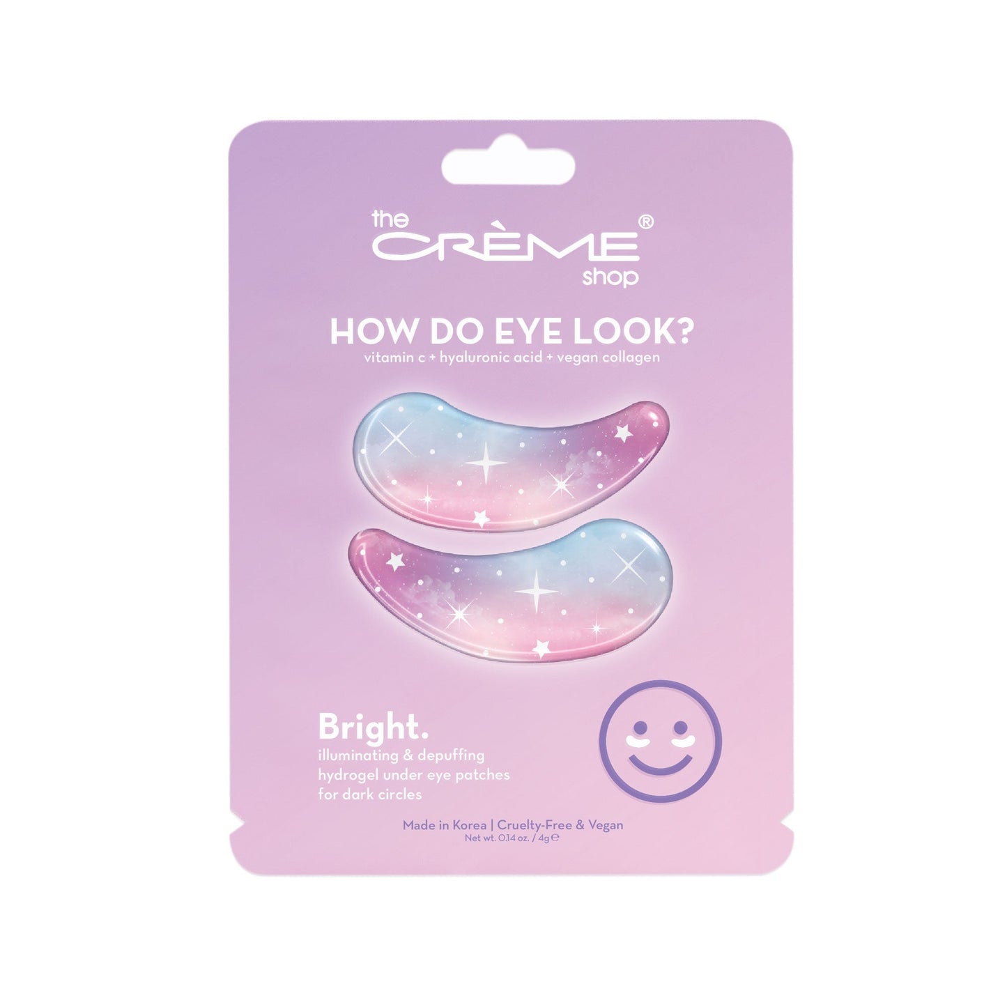 How Do Eye Look? Bright Under Eye Patches for brightening & depuffing Under Eye Patches The Crème Shop, $4