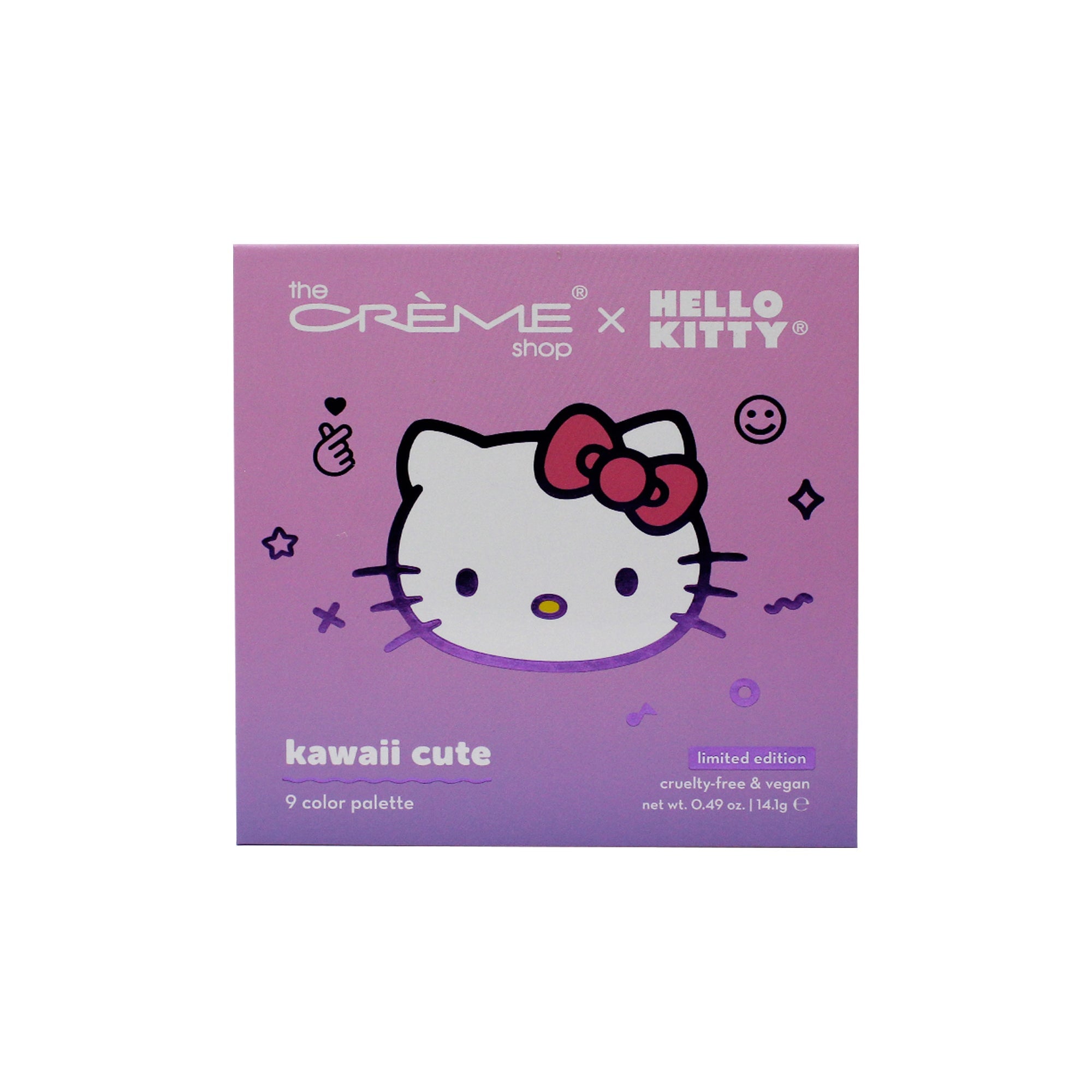 The Crème Shop x Hello Kitty(Purple) Kawaii Cute Eyeshadow Palette Eyeshadow Palette The Crème Shop x Sanrio 