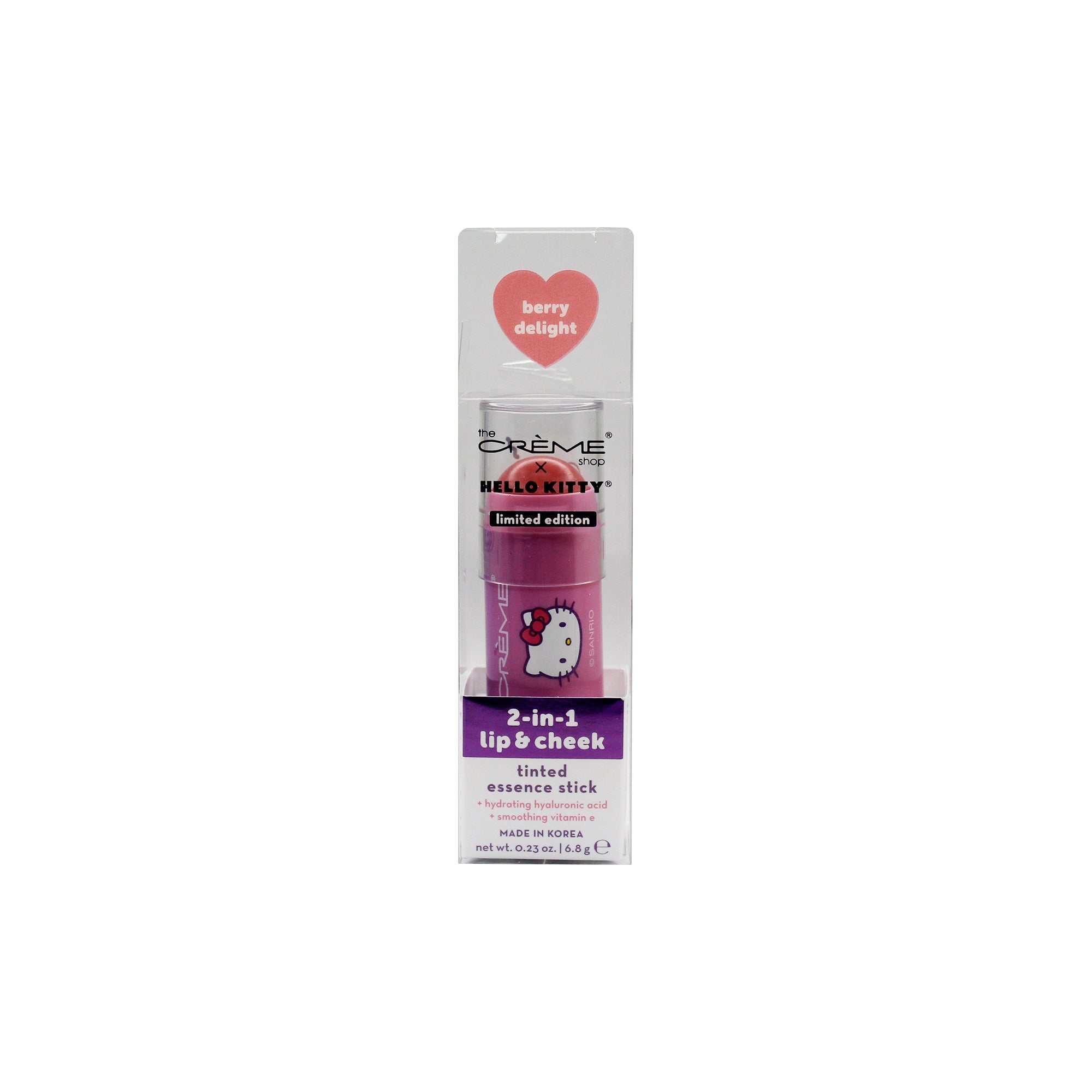 The Crème Shop x Hello Kitty(Purple) 2-In-1 Lip and Cheek Tinted Stick - Berry Delight