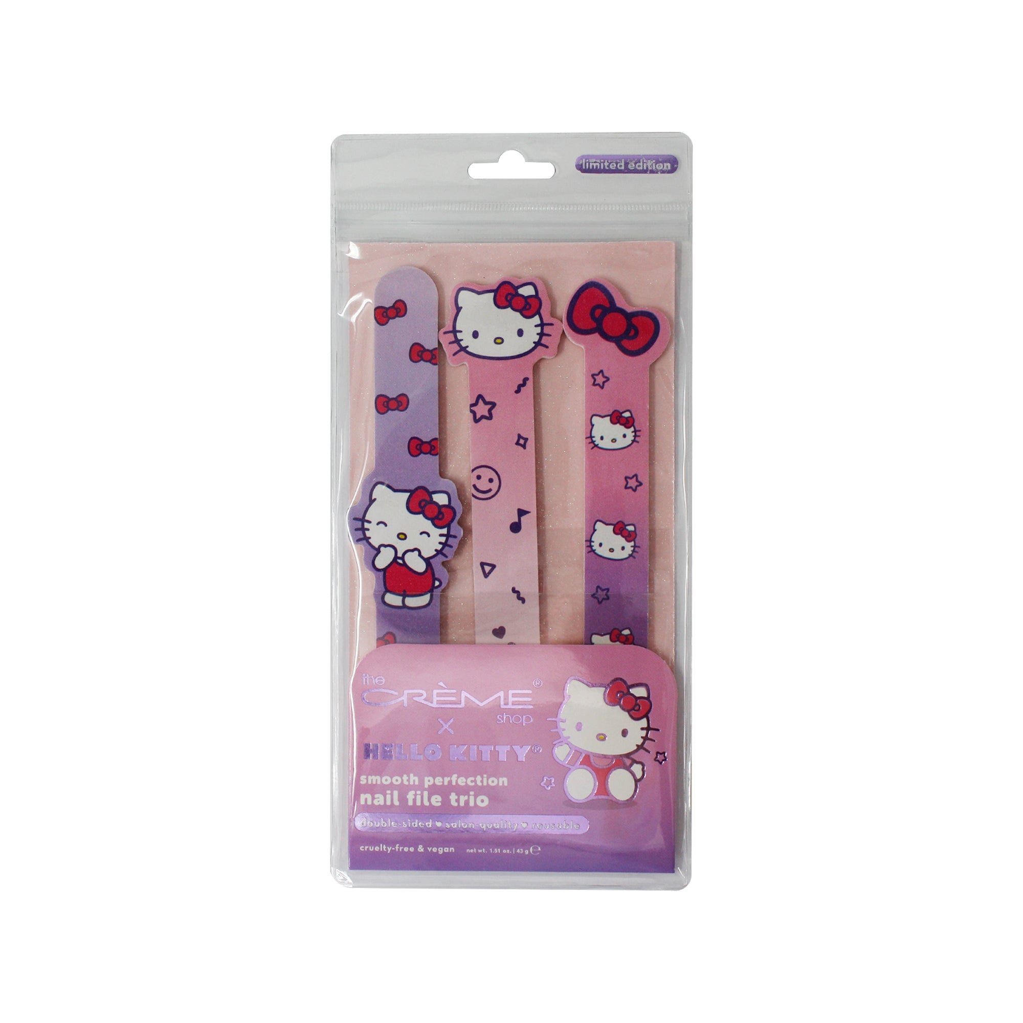 The Crème Shop x Hello Kitty(Purple) Smooth Perfection Nail Files