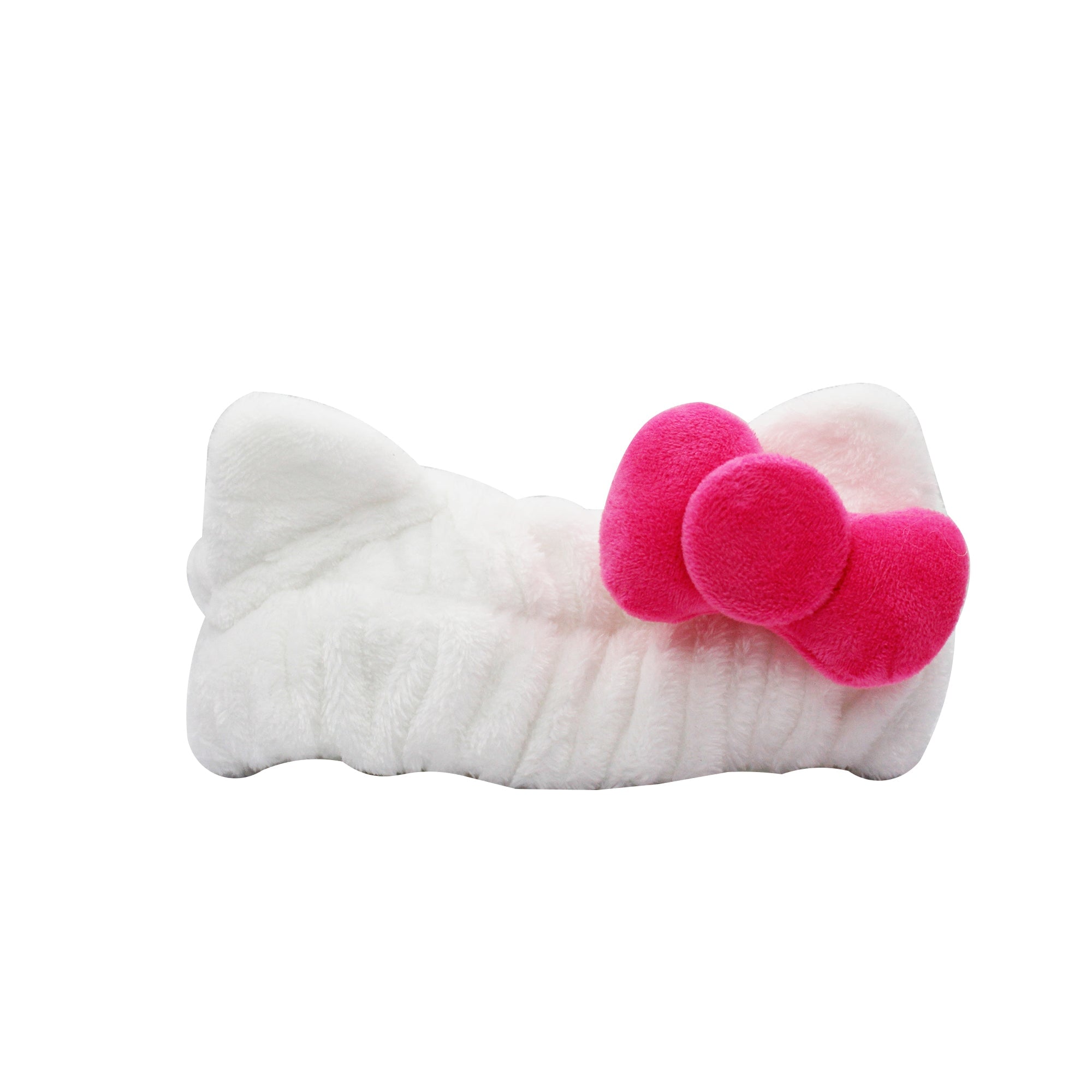 The Crème Shop x Hello Kitty(Purple) Plush Headyband™ w/Signature Bow - Perfect Pink