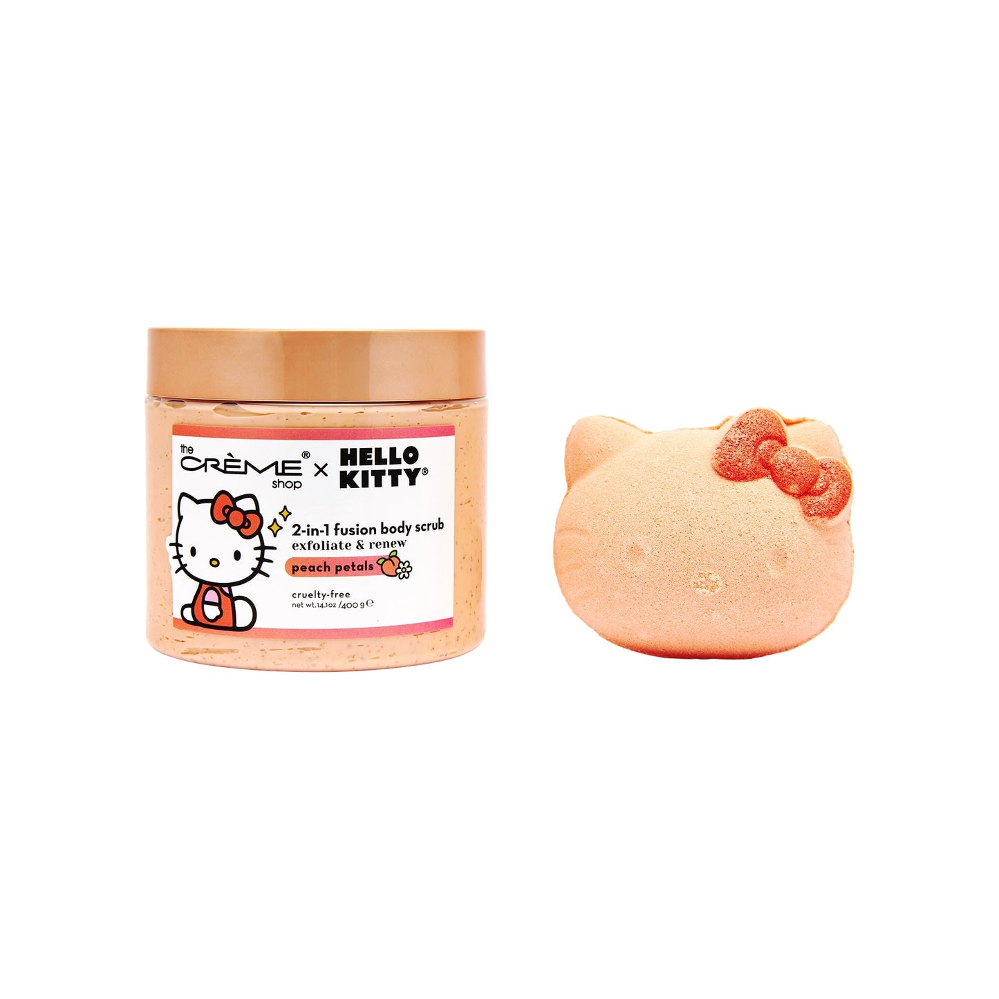 Hello Kitty Silky Skin Spa Set - Peach Petals Skin Care The Crème Shop x Sanrio
