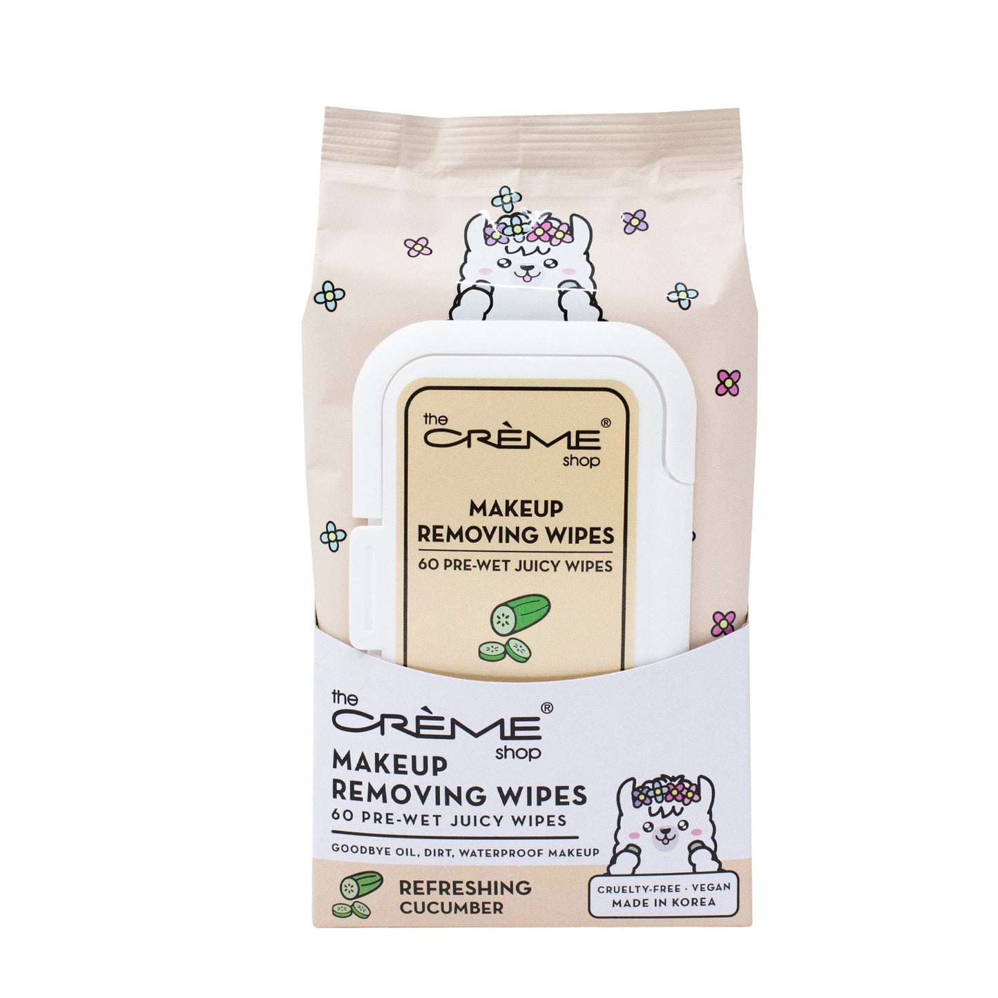 Llama Juicy Makeup Removing Wipes - (60 Ct) Towelettes The Crème Shop