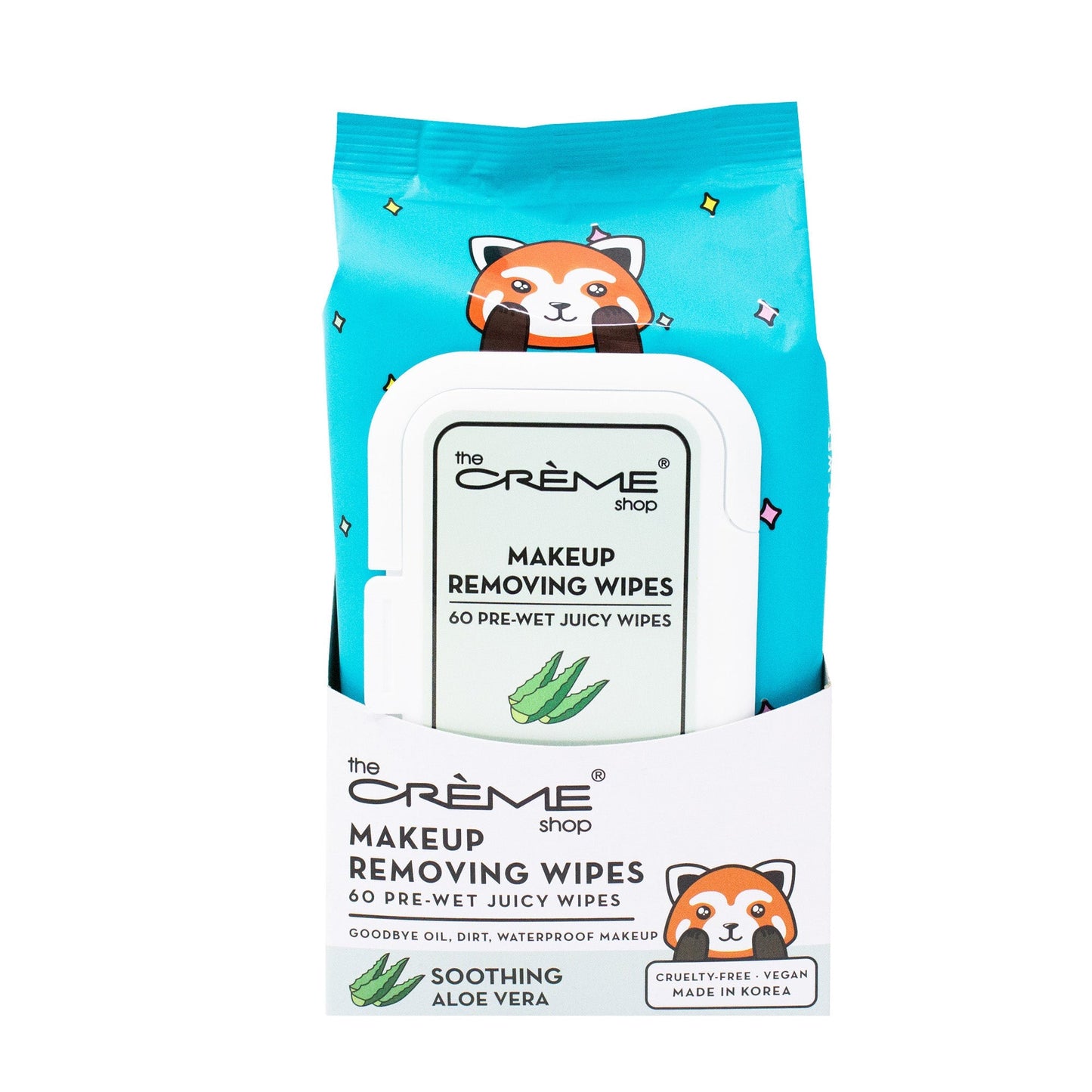 Red Panda Juicy Makeup Removing Wipes - (60 Ct) Towelettes The Crème Shop
