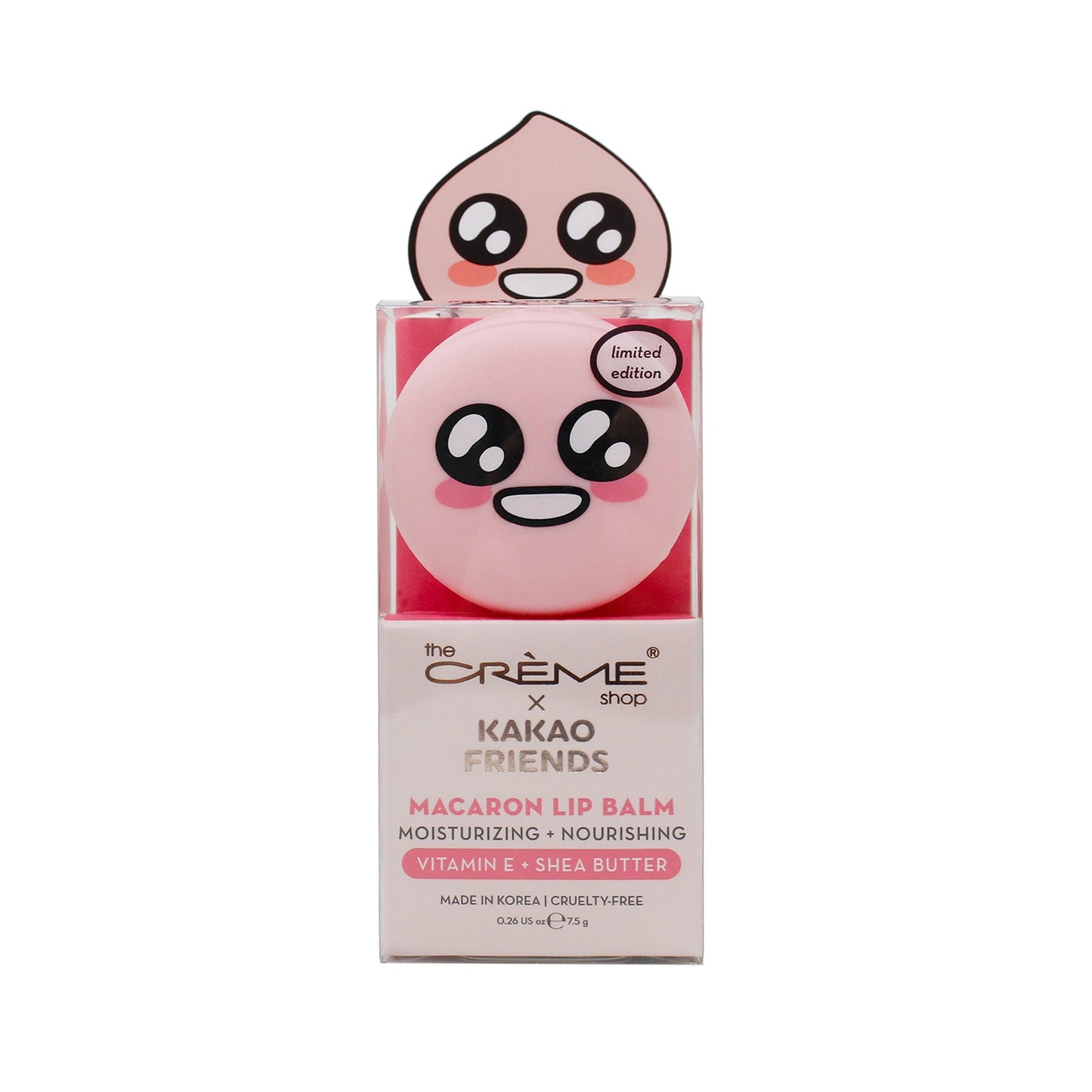 APeach Macaron Lip Balm - Peach Milk Tea The Crème Shop