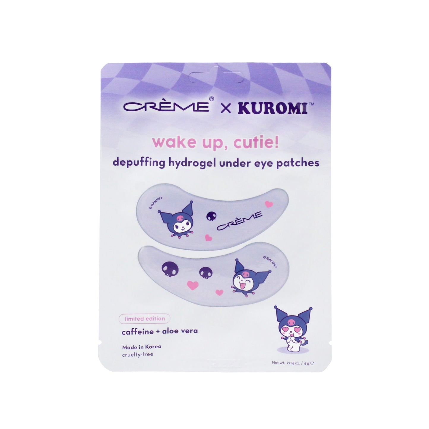 Kuromi Hydrogel Under Eye Patches Under Eye Patches The Crème Shop x Sanrio