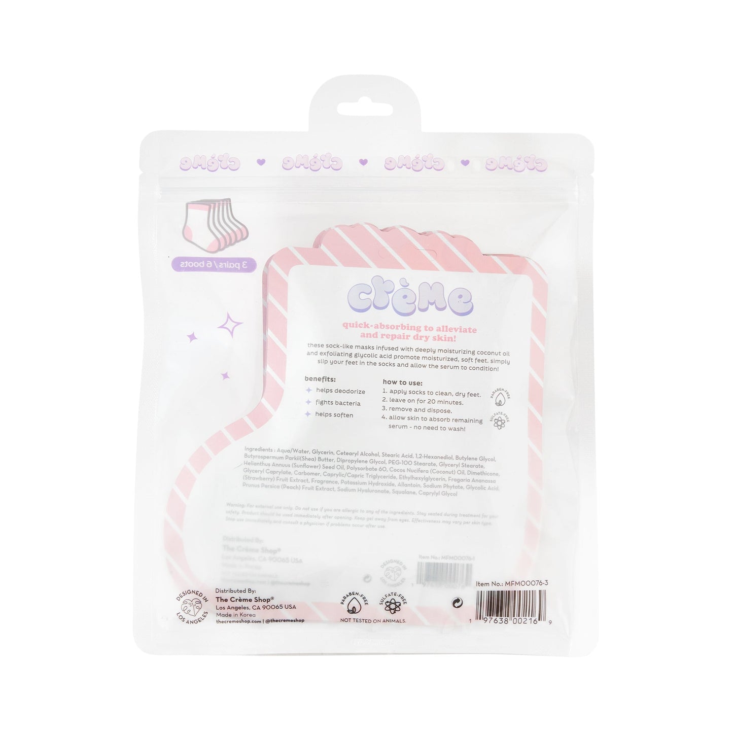 Beary Merry Holiday Foot Mask (Set of 3) Foot Masks The Crème Shop