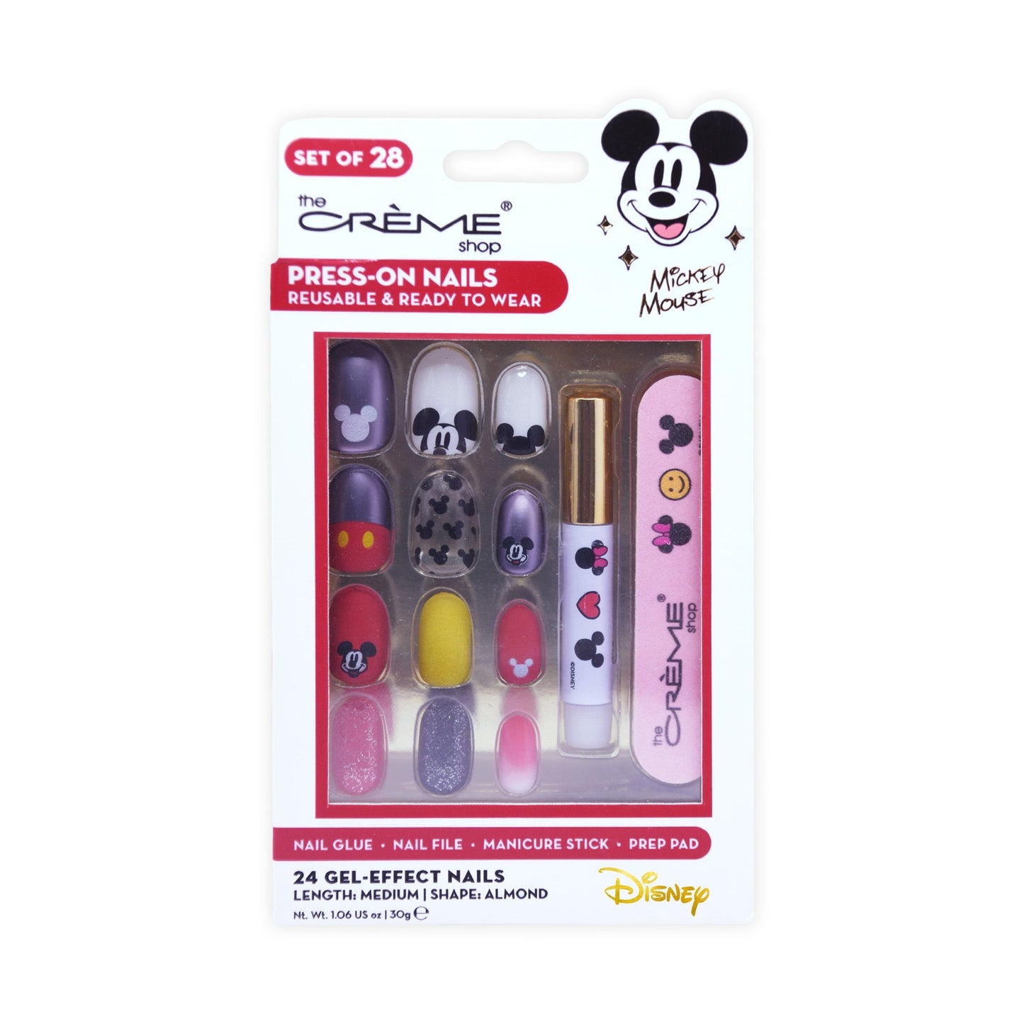The Crème Shop x Disney Mickey Press-On Nails – Red Press On Nails The Crème Shop x Disney