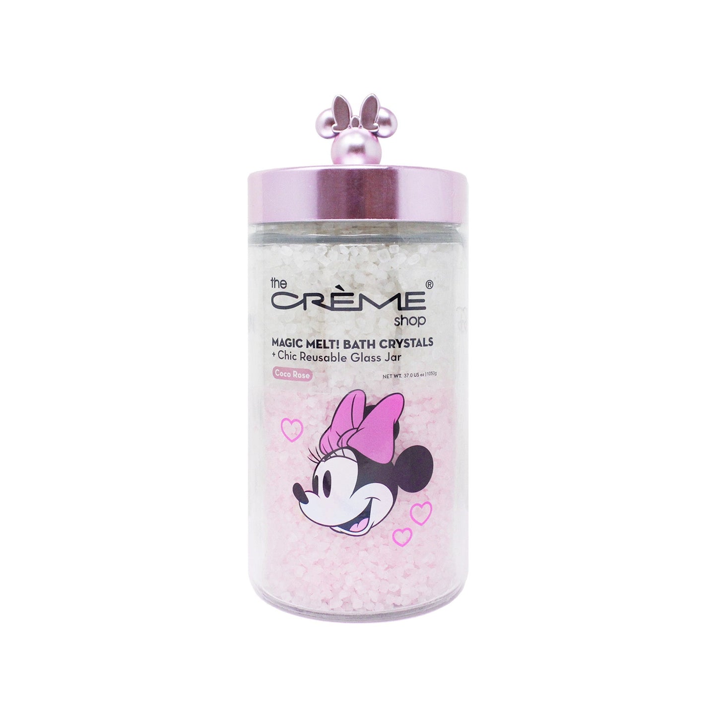 Disney: Minnie Magic Melt! Bath Crystals & Chic Reusable Jar Bath Crystals The Crème Shop x Disney