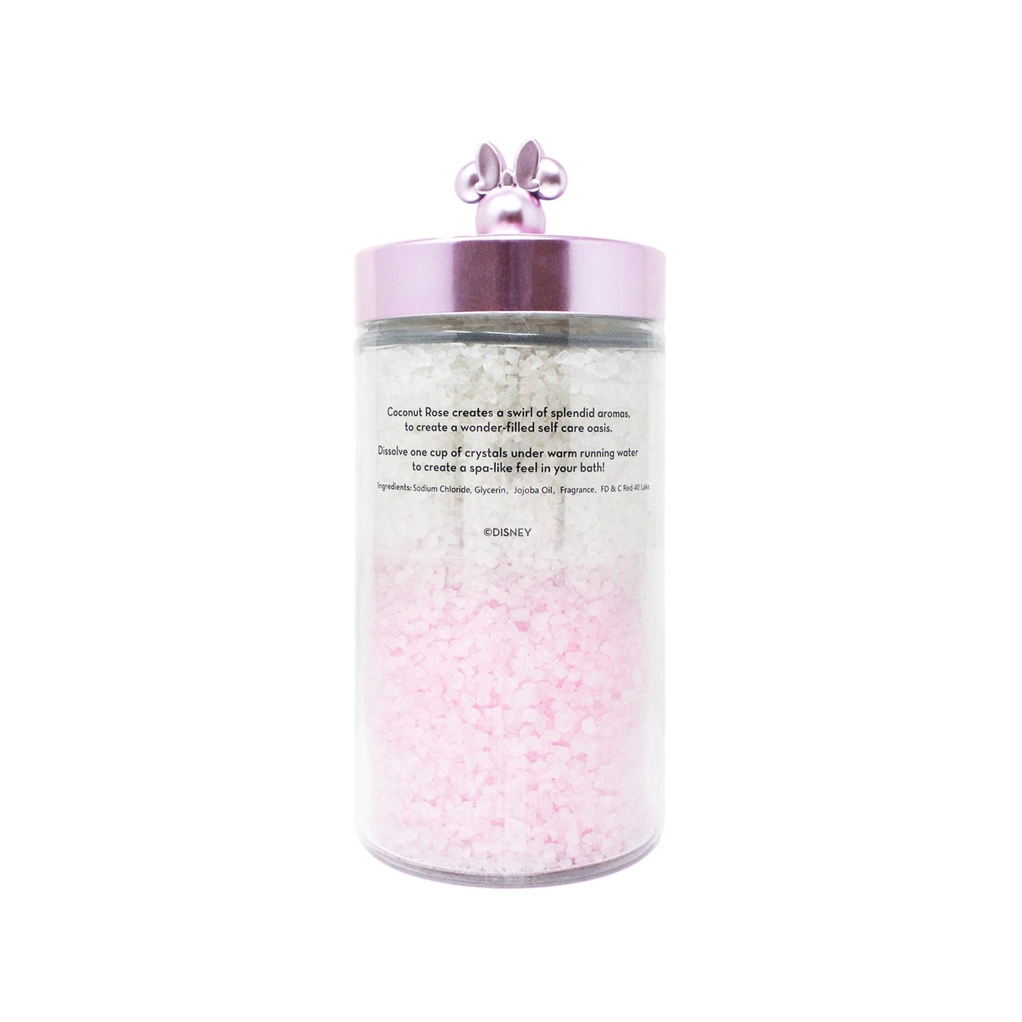 Disney: Minnie Magic Melt! Bath Crystals & Chic Reusable Jar Bath Crystals The Crème Shop x Disney
