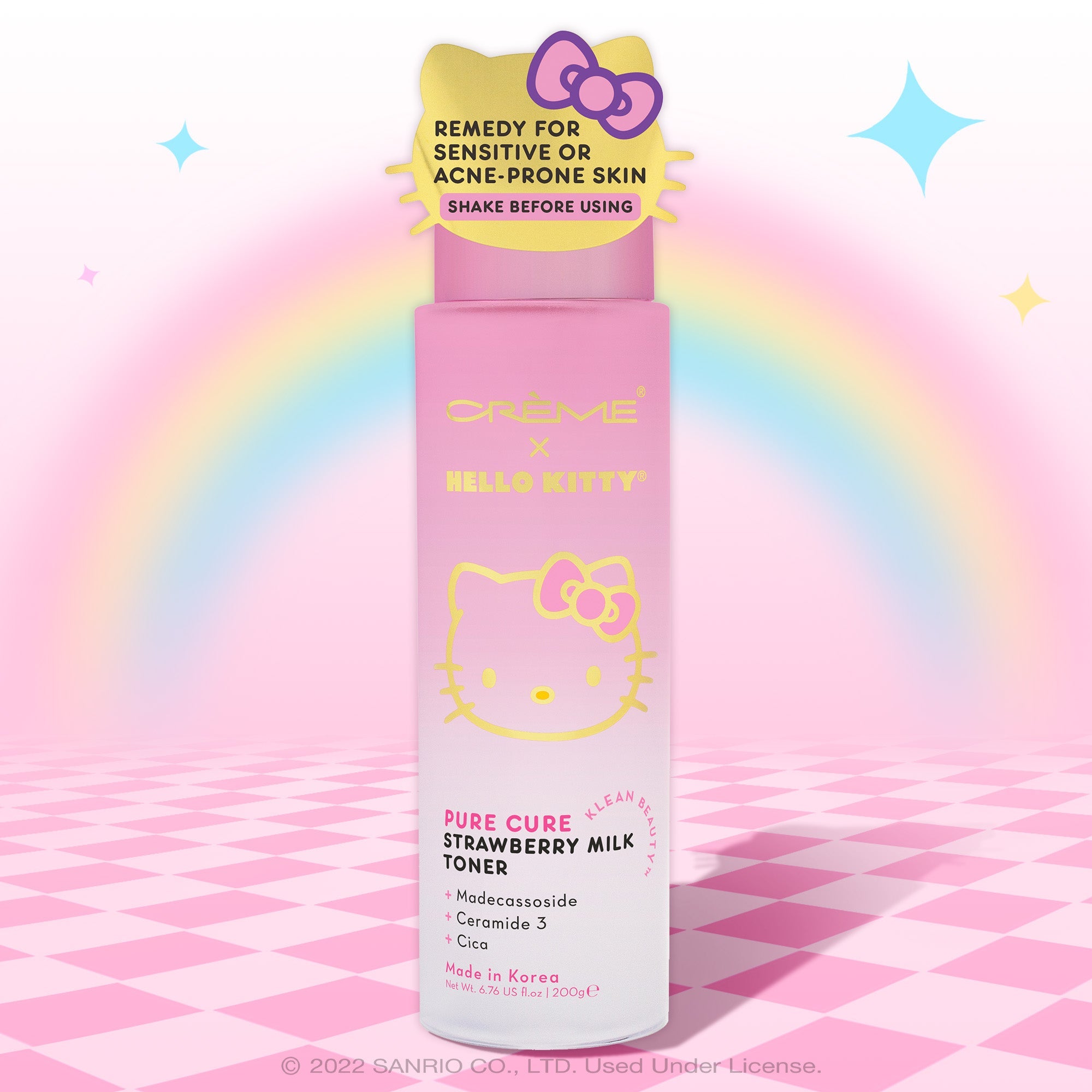 Remission Waterfront Sidst The Crème Shop x Hello Kitty Pure Cure Strawberry Milk Toner - Klean B