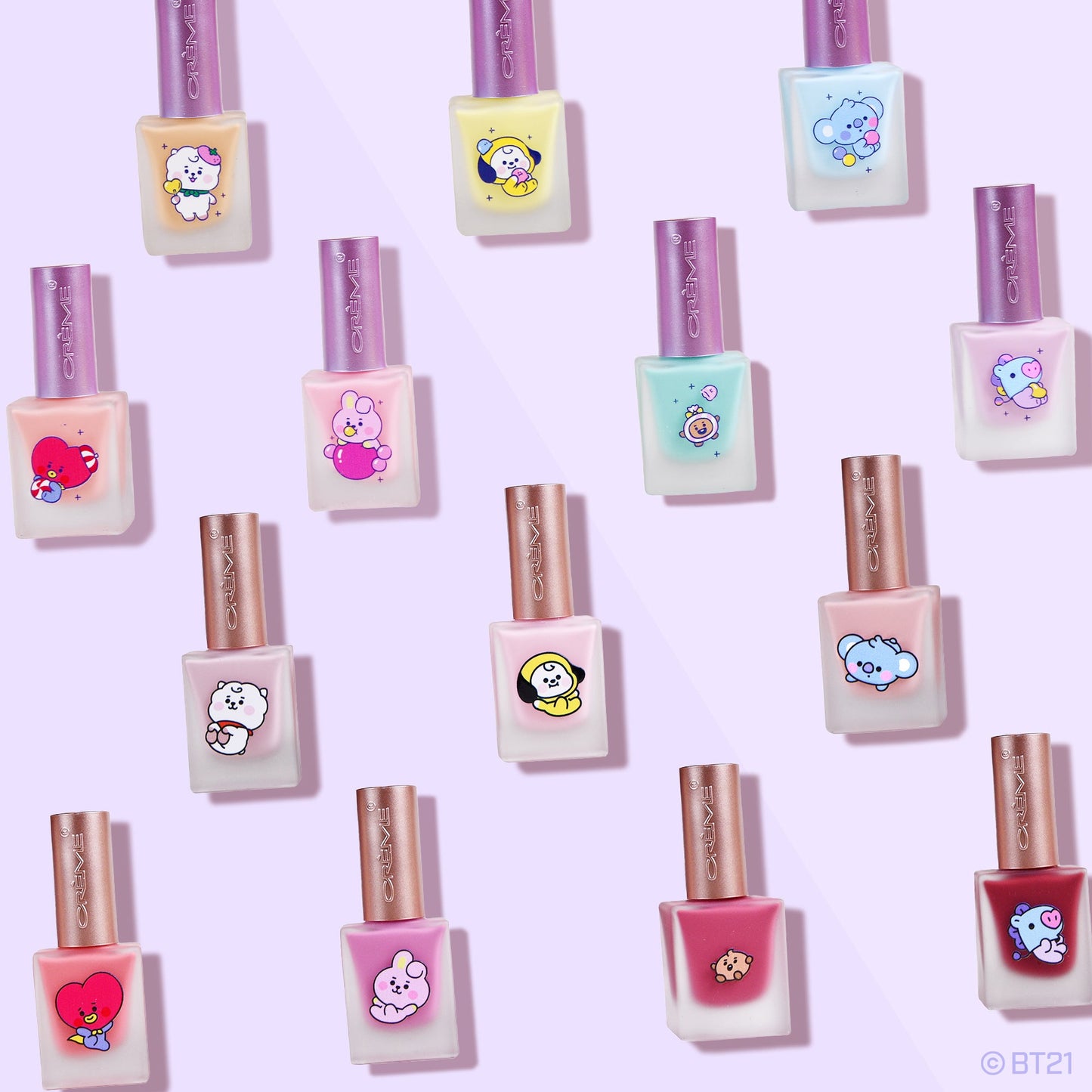 BT21 BABY Gel-Effect Nail Polish Complete Collection (Set of 14) Nail Polishes The Crème Shop x BT21 BABY