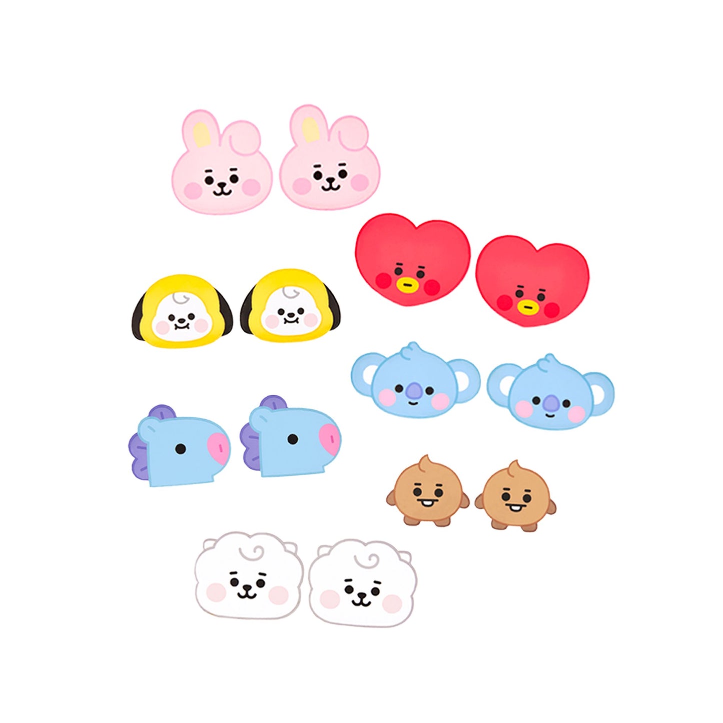 The Crème Shop | BT21: Stuck On U Hair Grips (Set of 14) - $70 Value Tool The Crème Shop x BT21