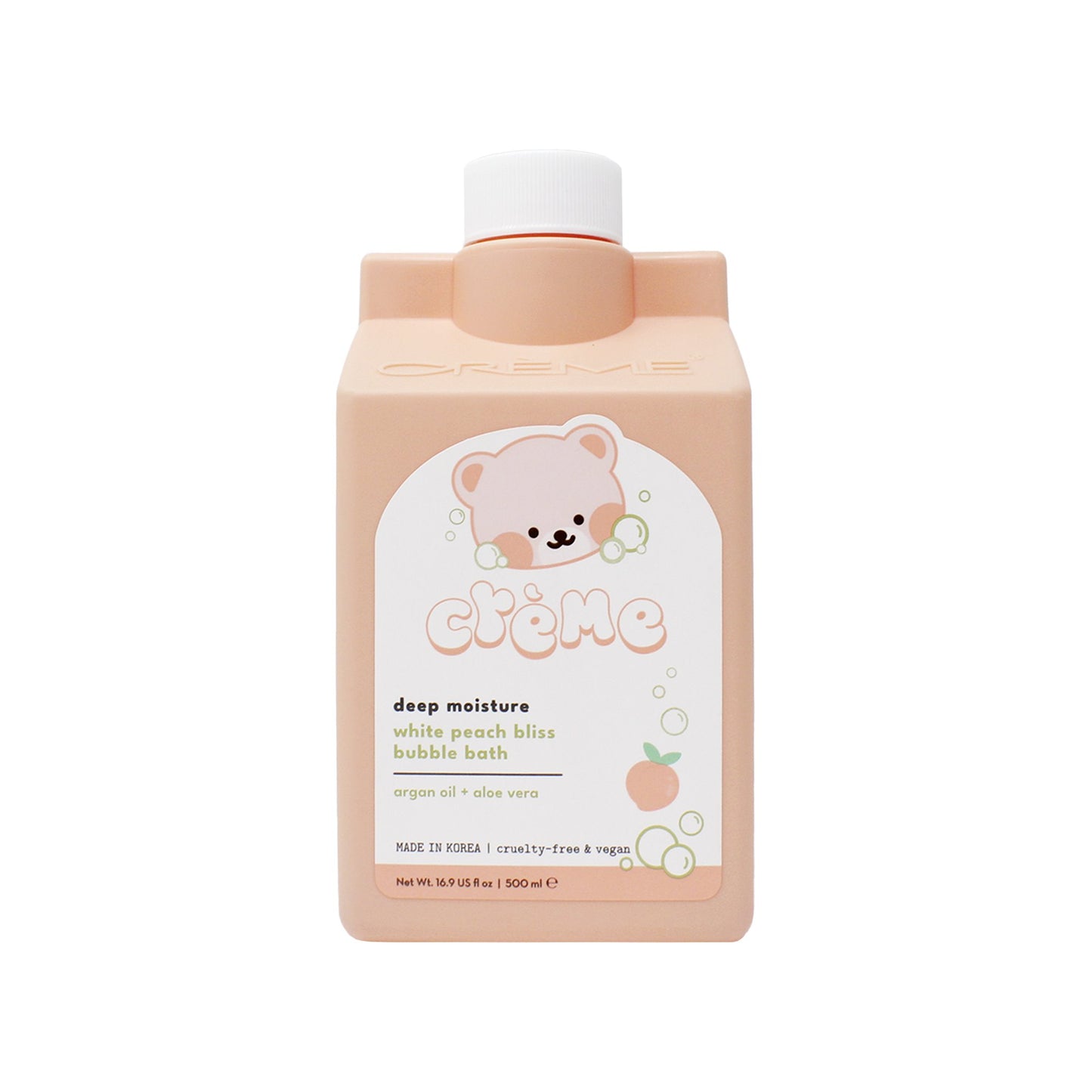 Boba Bears Deep Moisture Bubble Bath - White Peach Bliss Bubble Bath The Crème Shop