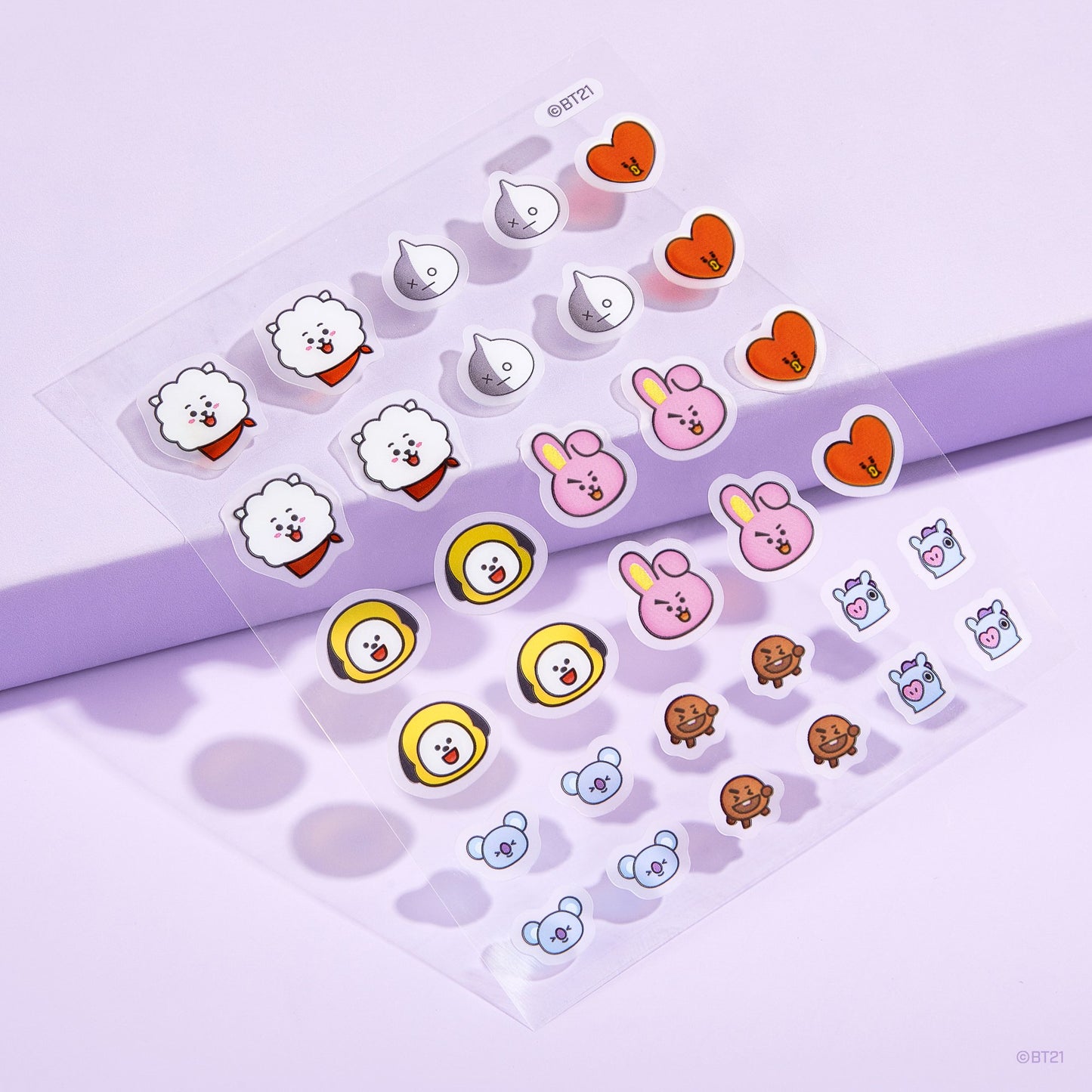 The Crème Shop | BT21: Brilliant Skin - Hydrocolloid Acne Patches | Infused with Zinc Hydrocolloid Acne Patches The Crème Shop x BT21