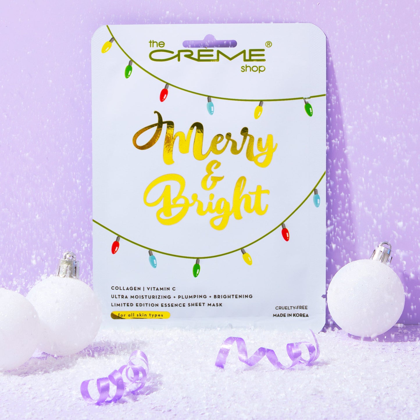 Merry & Bright Postcard Essence Sheet Mask (Set of 5) Holiday Sheet Masks - The Crème Shop