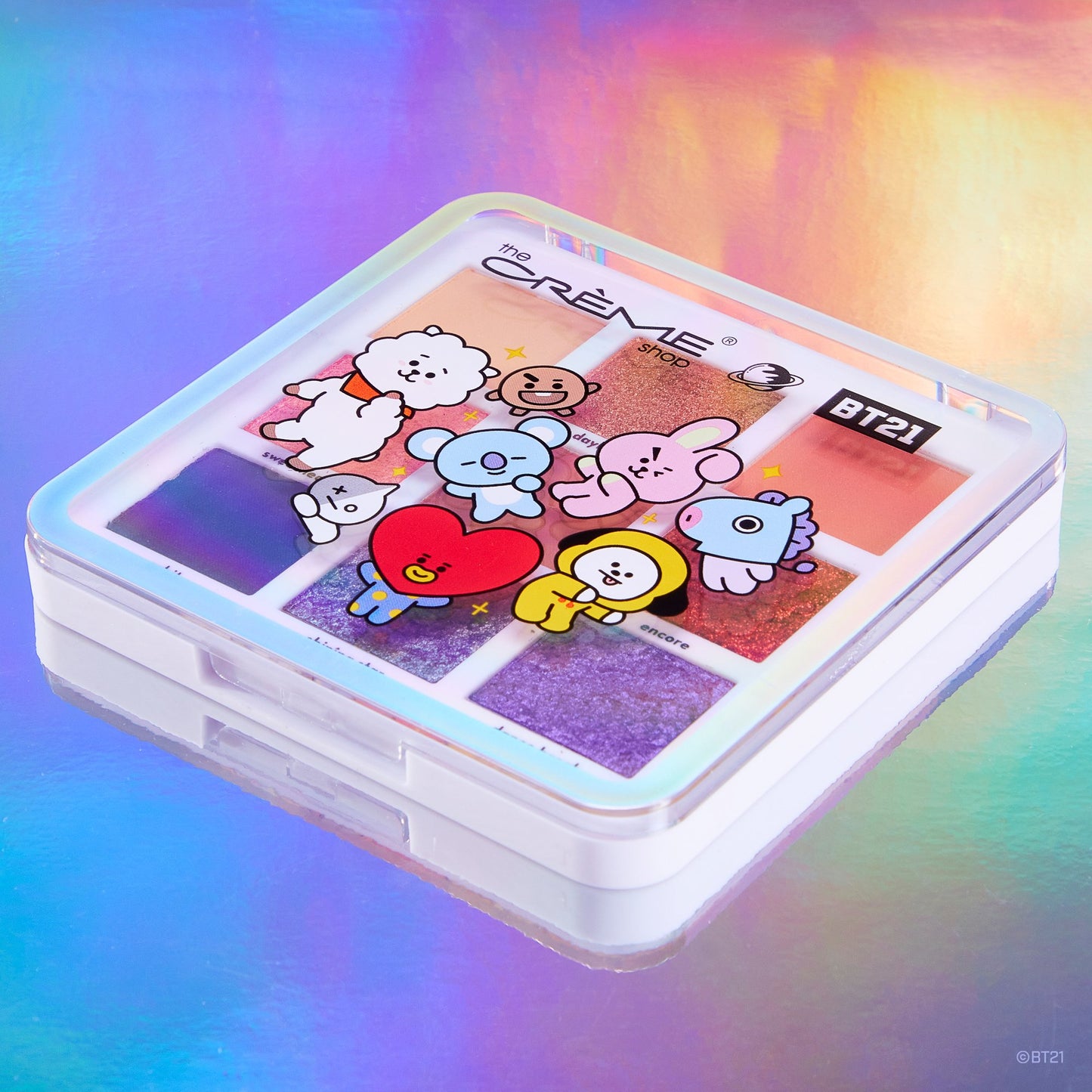 The Crème Shop | BT21: UNIVERSTAR POP Eyeshadow Palette Eyeshadow Palette The Crème Shop x BT21
