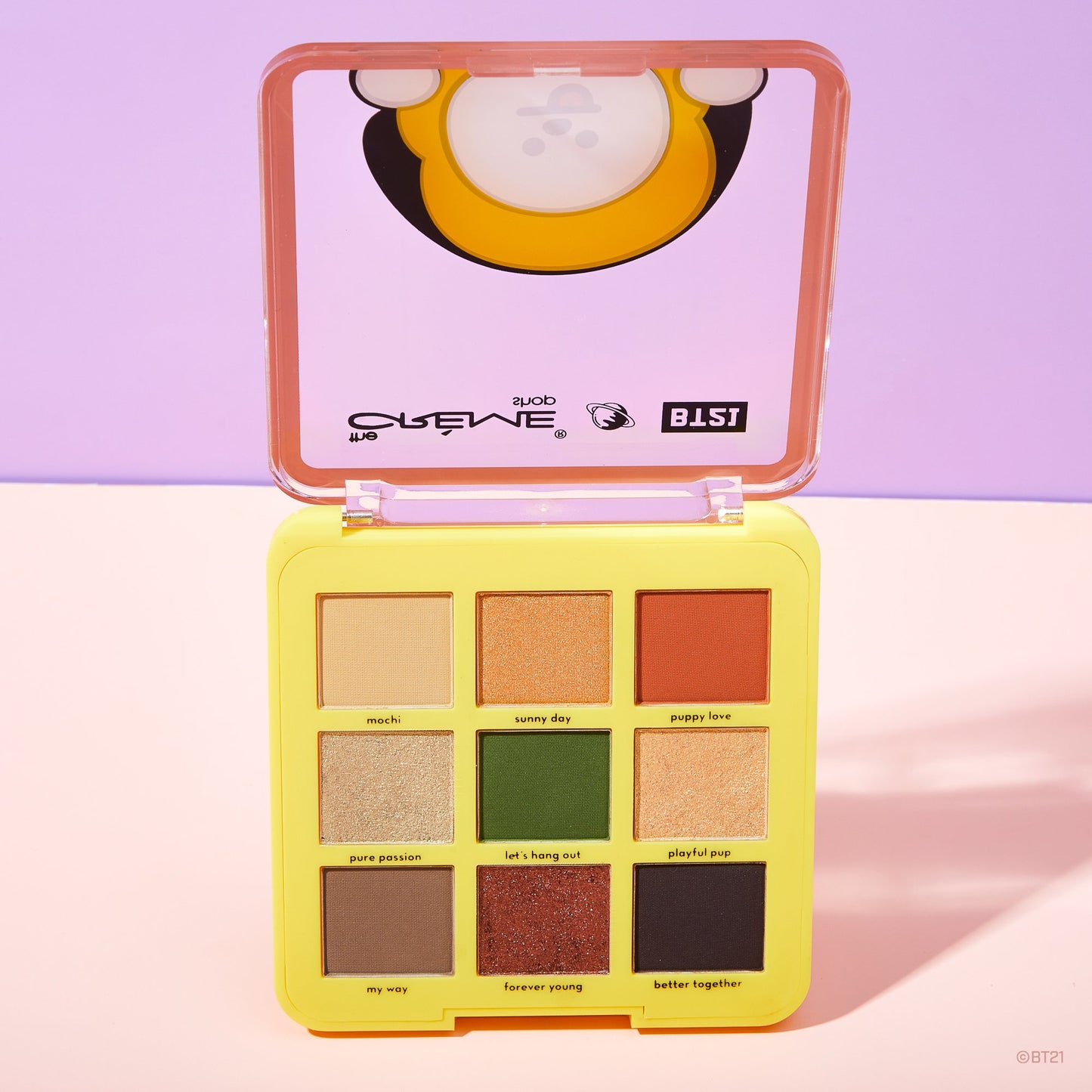 The Crème Shop | BT21: PUREST STAR Eyeshadow Palette - CHIMMY Eyeshadow Palette The Crème Shop x BT21