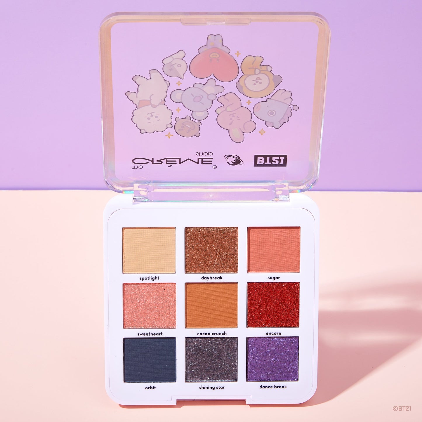 The Crème Shop | BT21: UNIVERSTAR POP Eyeshadow Palette Eyeshadow Palette The Crème Shop x BT21