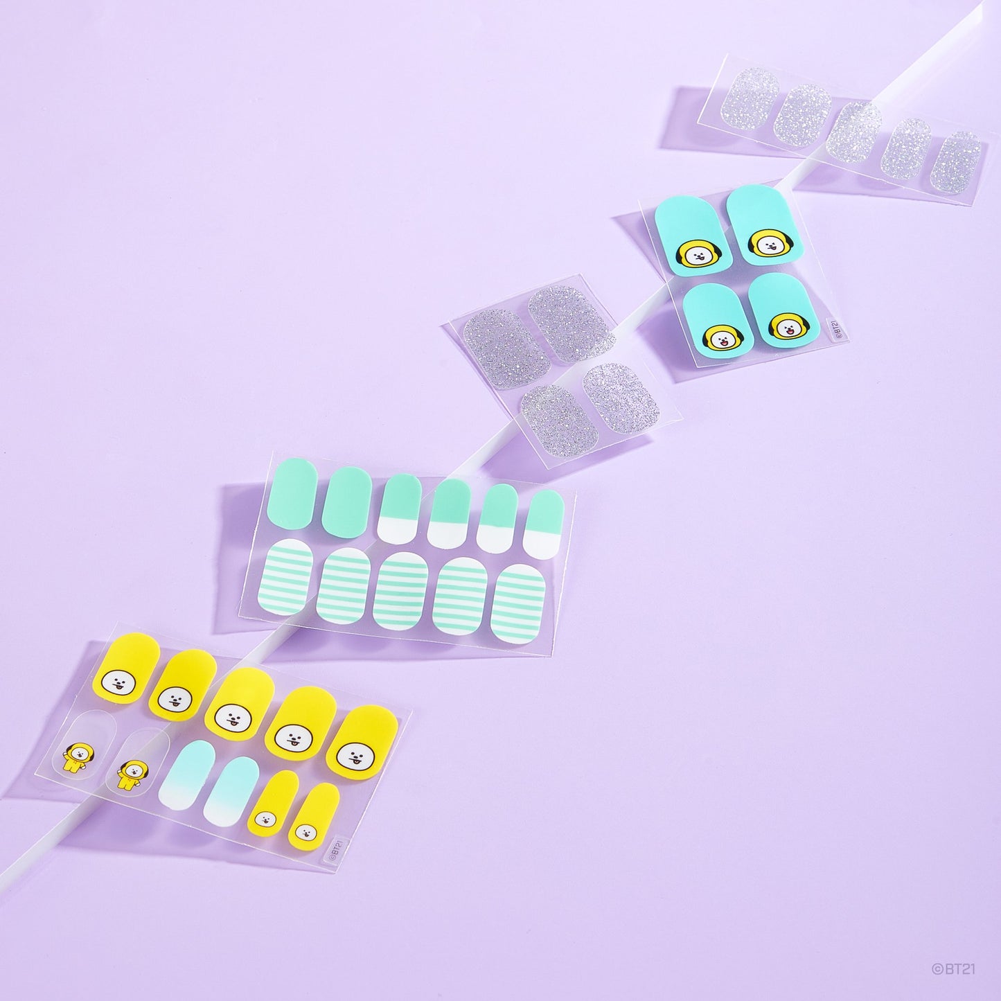 The Crème Shop | BT21: CHIMMY Play Date Gel Nail Strips (Set of 35) Nail Strips The Crème Shop x BT21