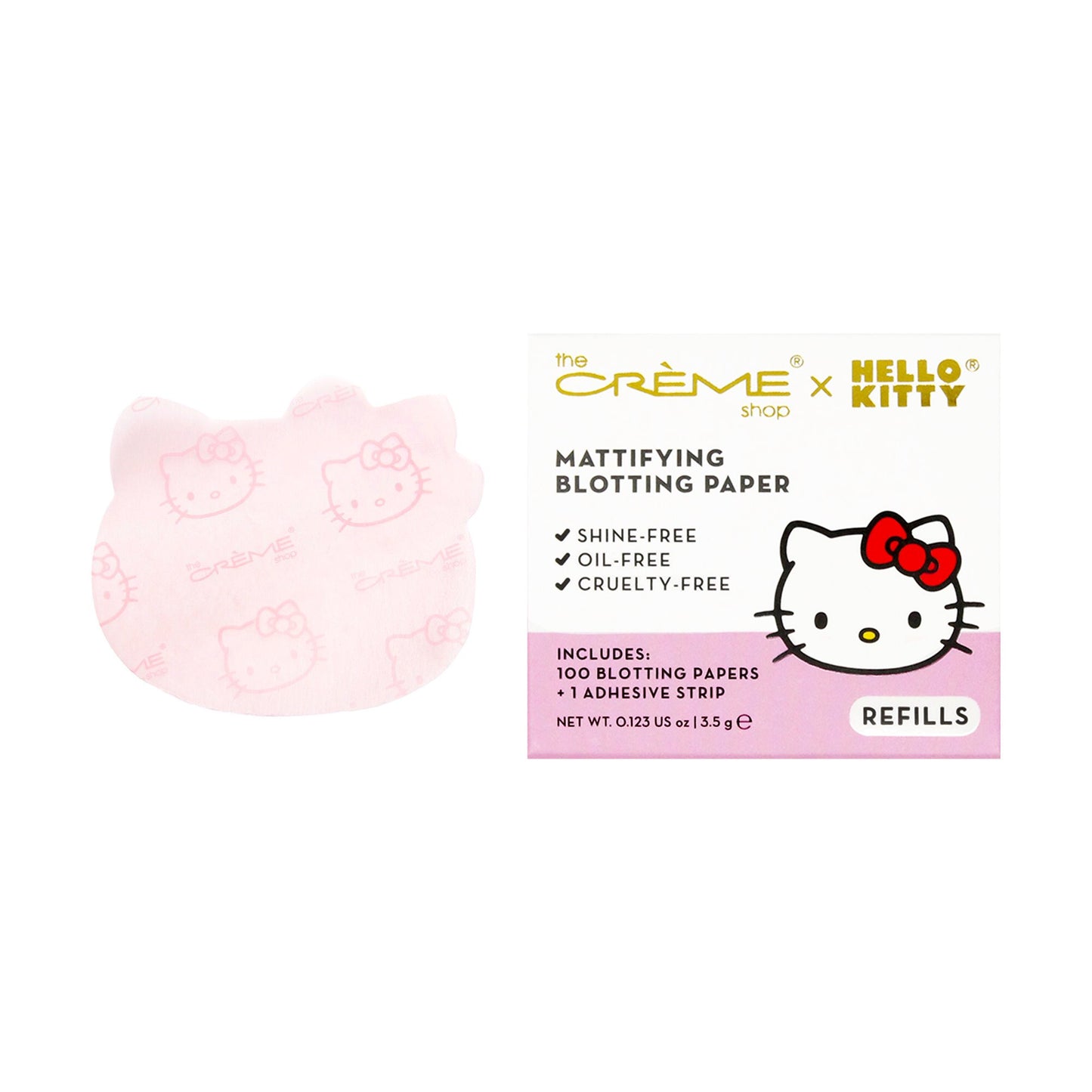 Hello Kitty Mattifying Blotting Paper Refills Blotting Paper The Crème Shop x Sanrio Single