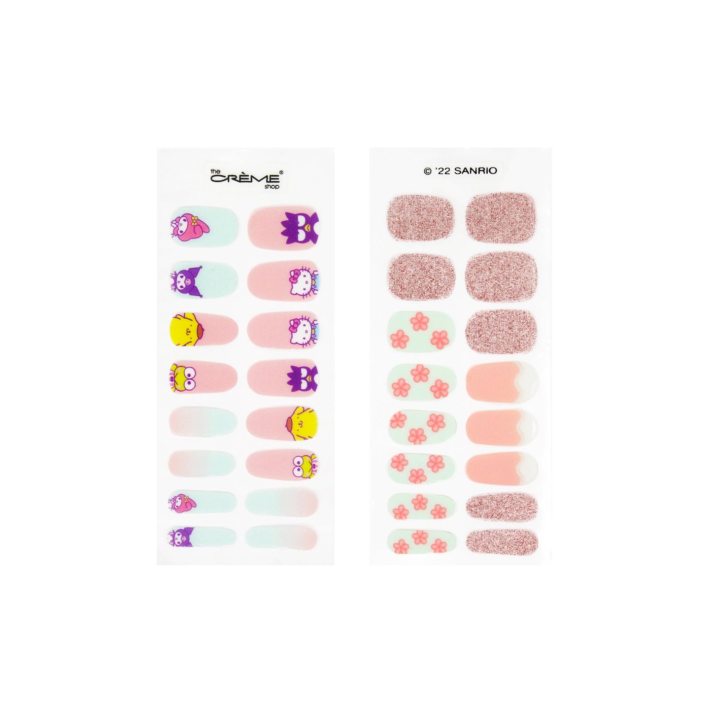 Hello Kitty Gel Nail Strips Kit - "In Bloom" Nail Strips The Crème Shop x Sanrio