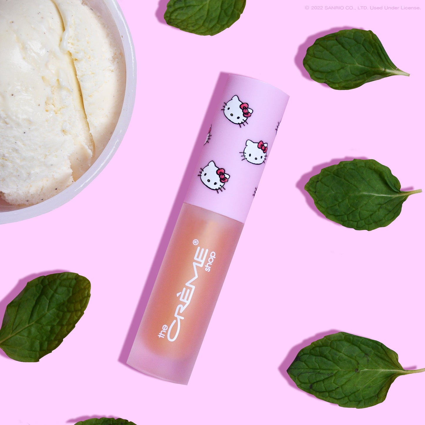 The Crème Shop x Hello Kitty Kawaii Kiss Moisturizing Lip Oil Lip Oil The Crème Shop x Sanrio Vanilla Mint Flavored (Clear Jelly)