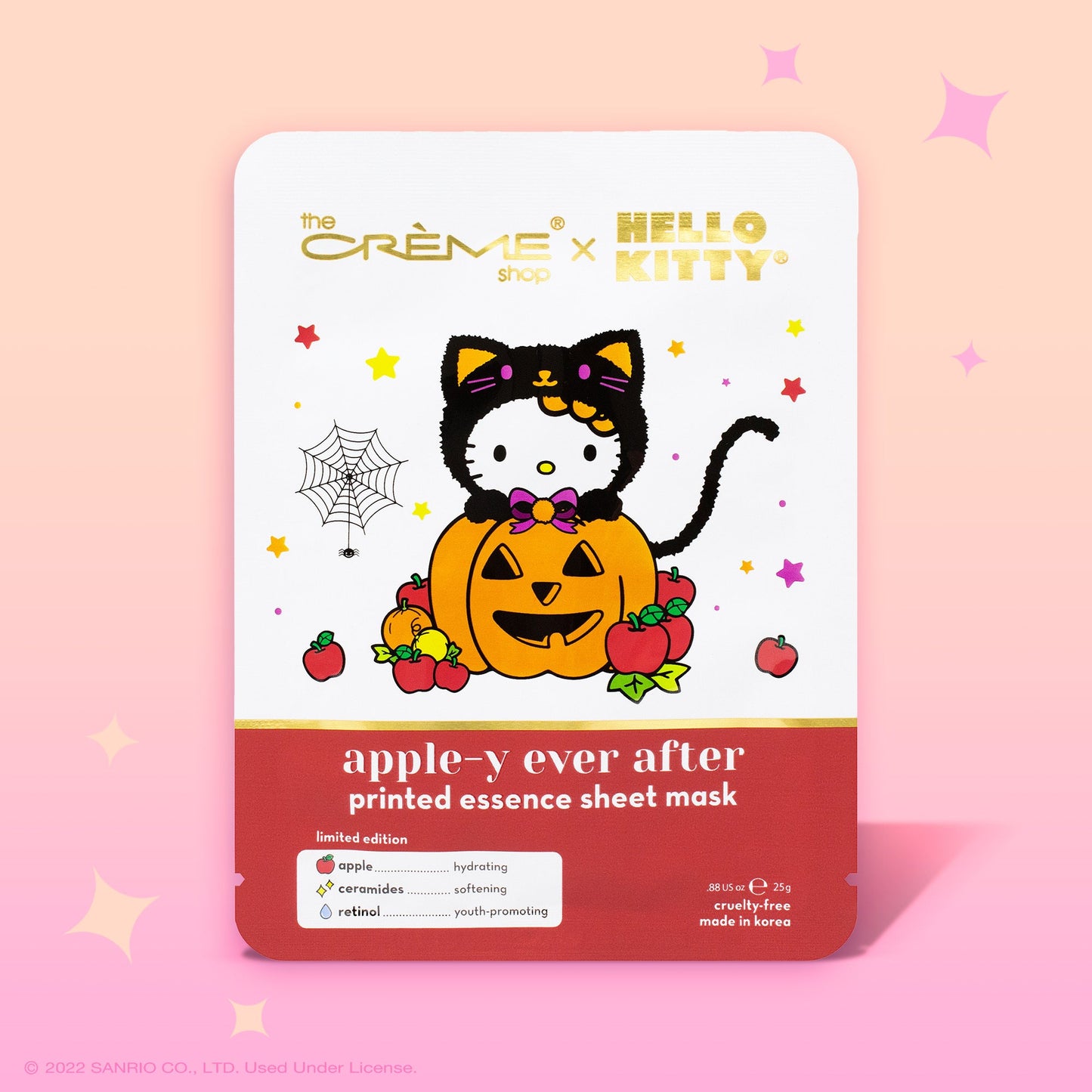 The Crème Shop x Hello Kitty Apple-y Ever After Printed Essence Sheet Mask Skin Care The Crème Shop x Sanrio