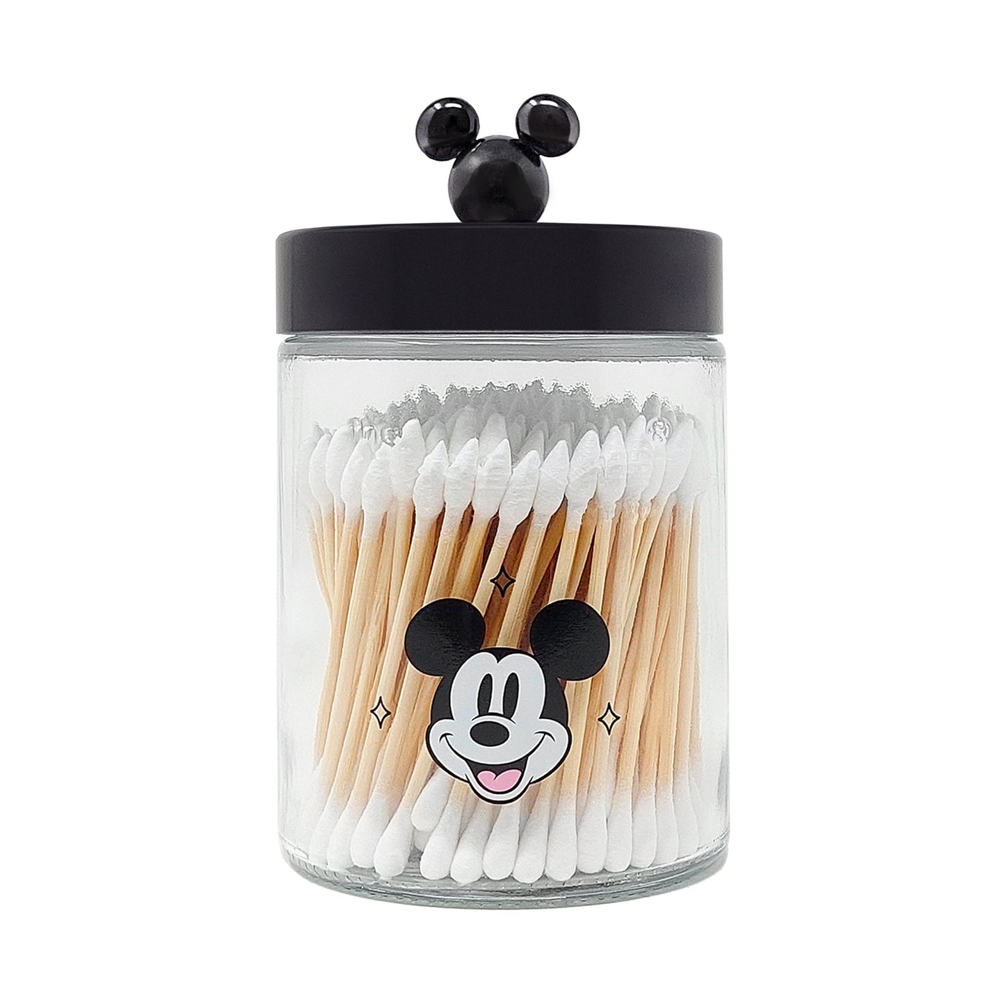 Mickey Mouse Disney Chic Reusable Jar + Precision Cotton Swabs Cotton Swabs The Crème Shop x Disney