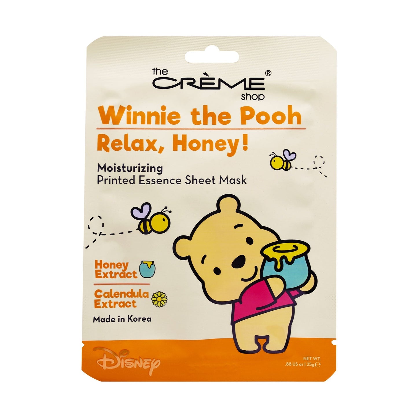 RELAX, HONEY! Winnie The Pooh Printed Essence Sheet Mask Sheet masks The Crème Shop x Disney