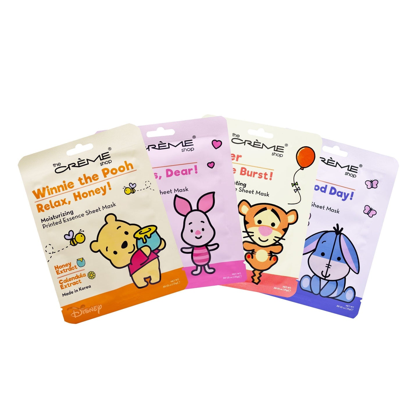 The Crème Shop x Pooh & Friends Essence Sheet Mask Collection - Set of 4 Sheet masks The Crème Shop x Disney