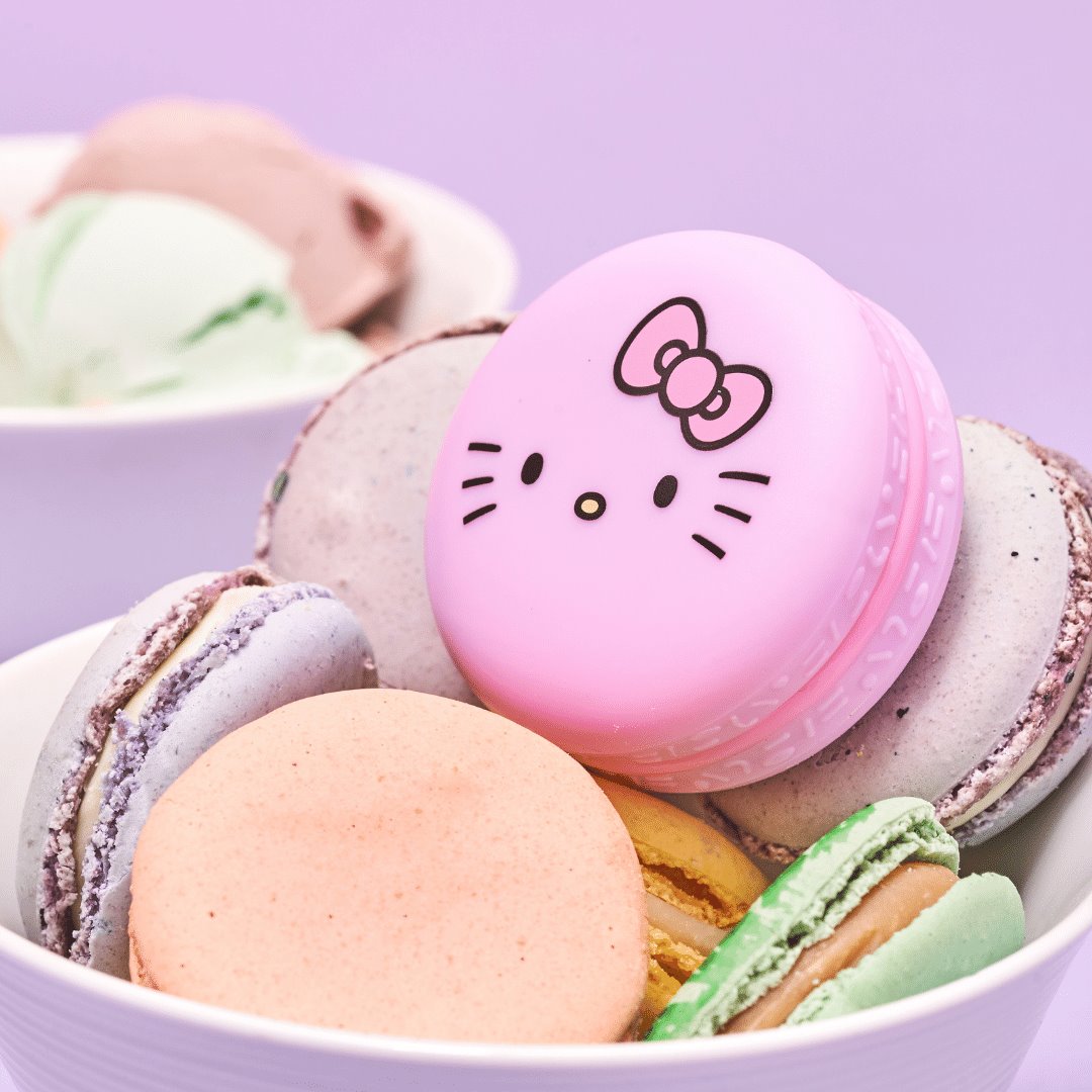 Hello Kitty Unicorn Macaron Lip Balm - Rainbow Sherbet Lip Balms The Crème Shop x Sanrio
