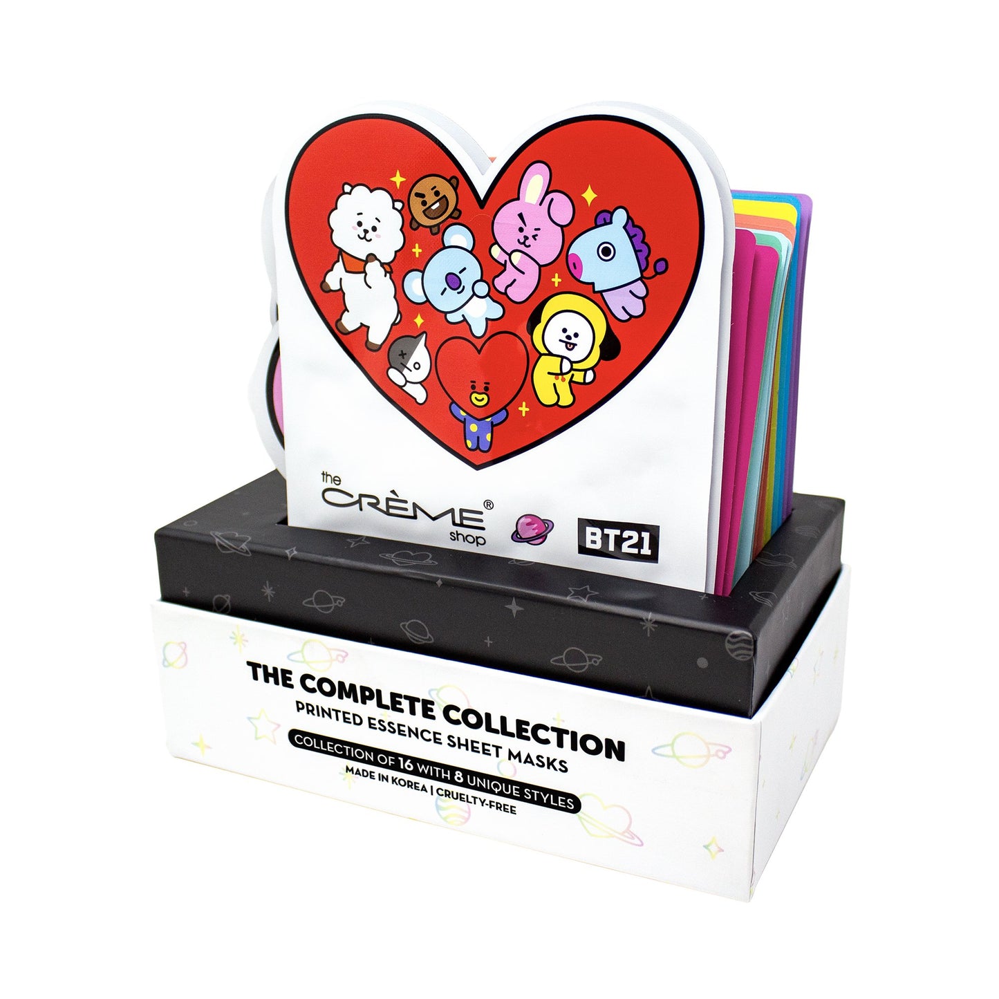 The Crème Shop | BT21: Complete Printed Essence Sheet Mask Collection ($64 Value) Bundles The Crème Shop x BT21