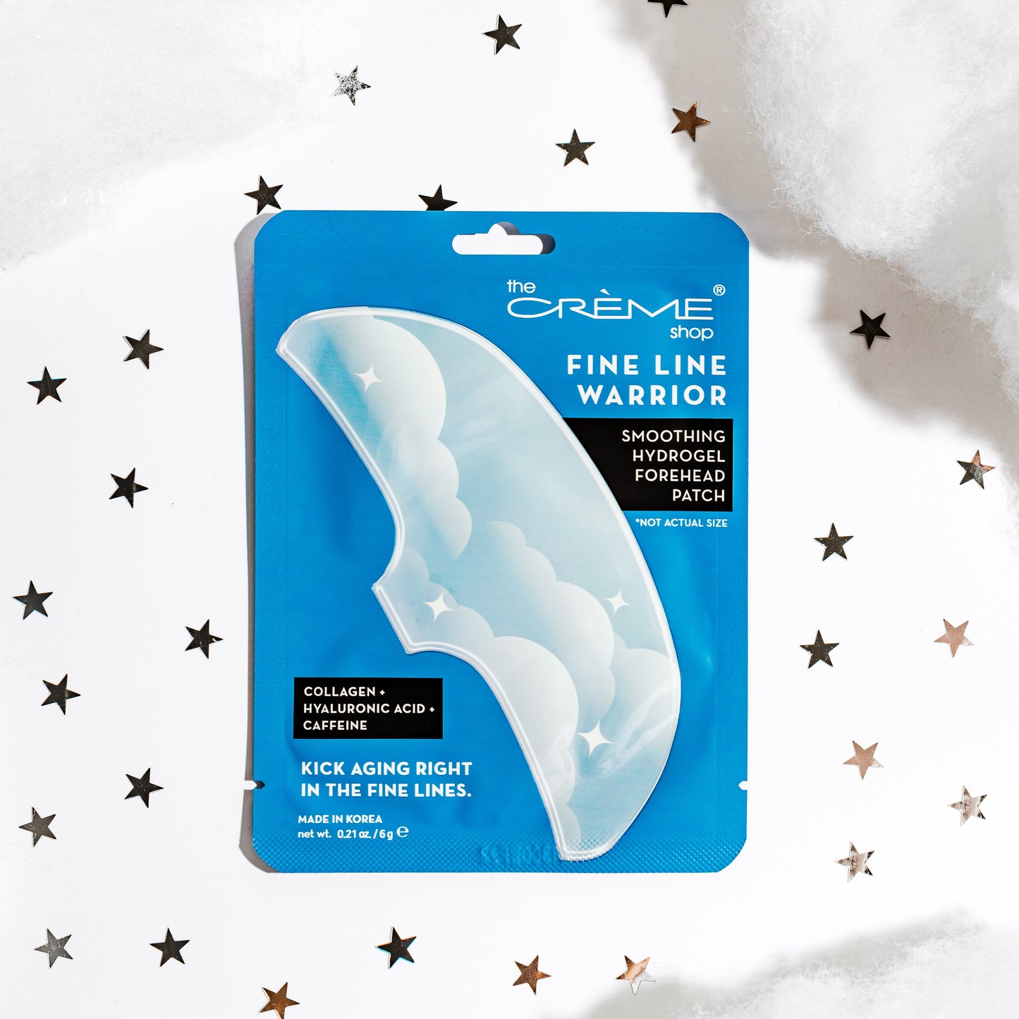 Fine Line Warrior - Smoothing Hydrogel Forehead Patch - Kick Aging Right in the Fine Lines Forehead Patches - The Crème Shop