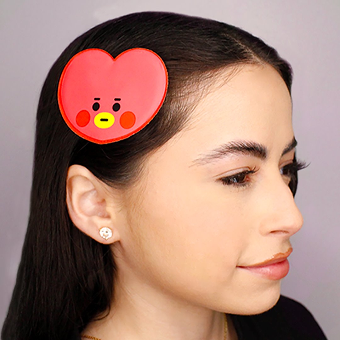 The Crème Shop | BT21 BABY: Stuck On U Hair Grips - TATA The Crème Shop x BT21 BABY