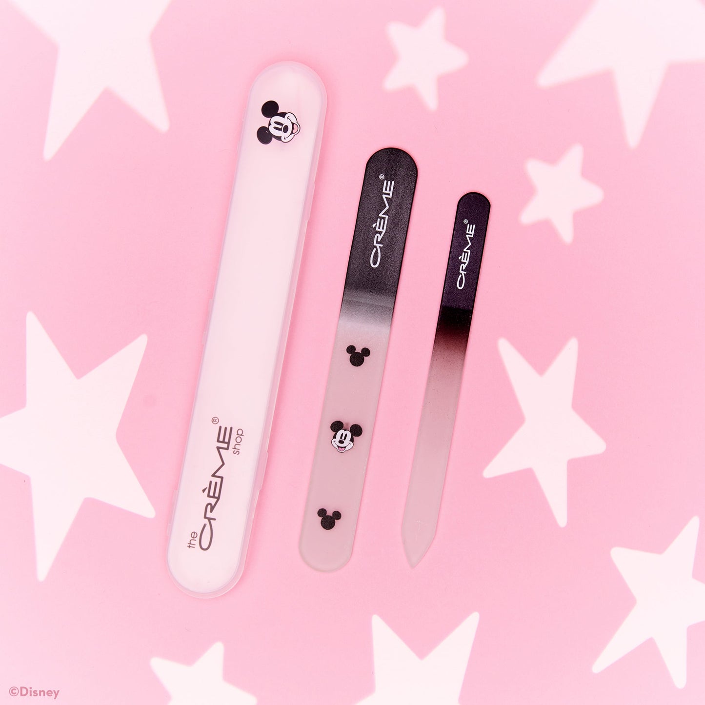 Mickey Mouse Crystal Nail File Duo with Travel Case Nail Files The Crème Shop x Disney