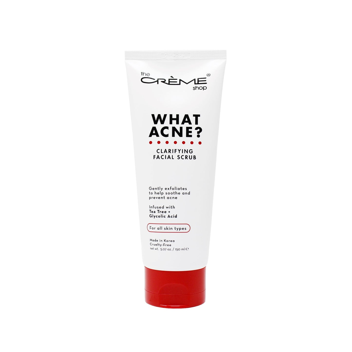What Acne? - Clarifying Facial Scrub Facial Cleansers The Crème Shop