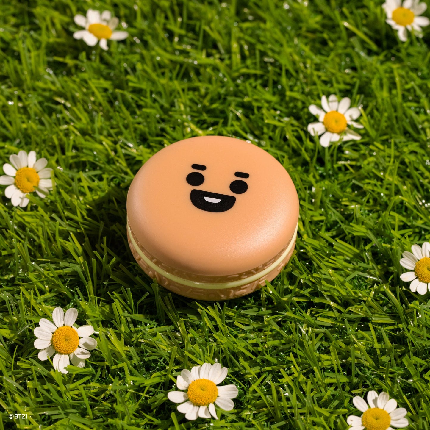 SHOOKY Macaron Lip Balm - Brown Sugar Milk Tea (Mauve Tinted) Lip Balms The Crème Shop x BT21 BABY
