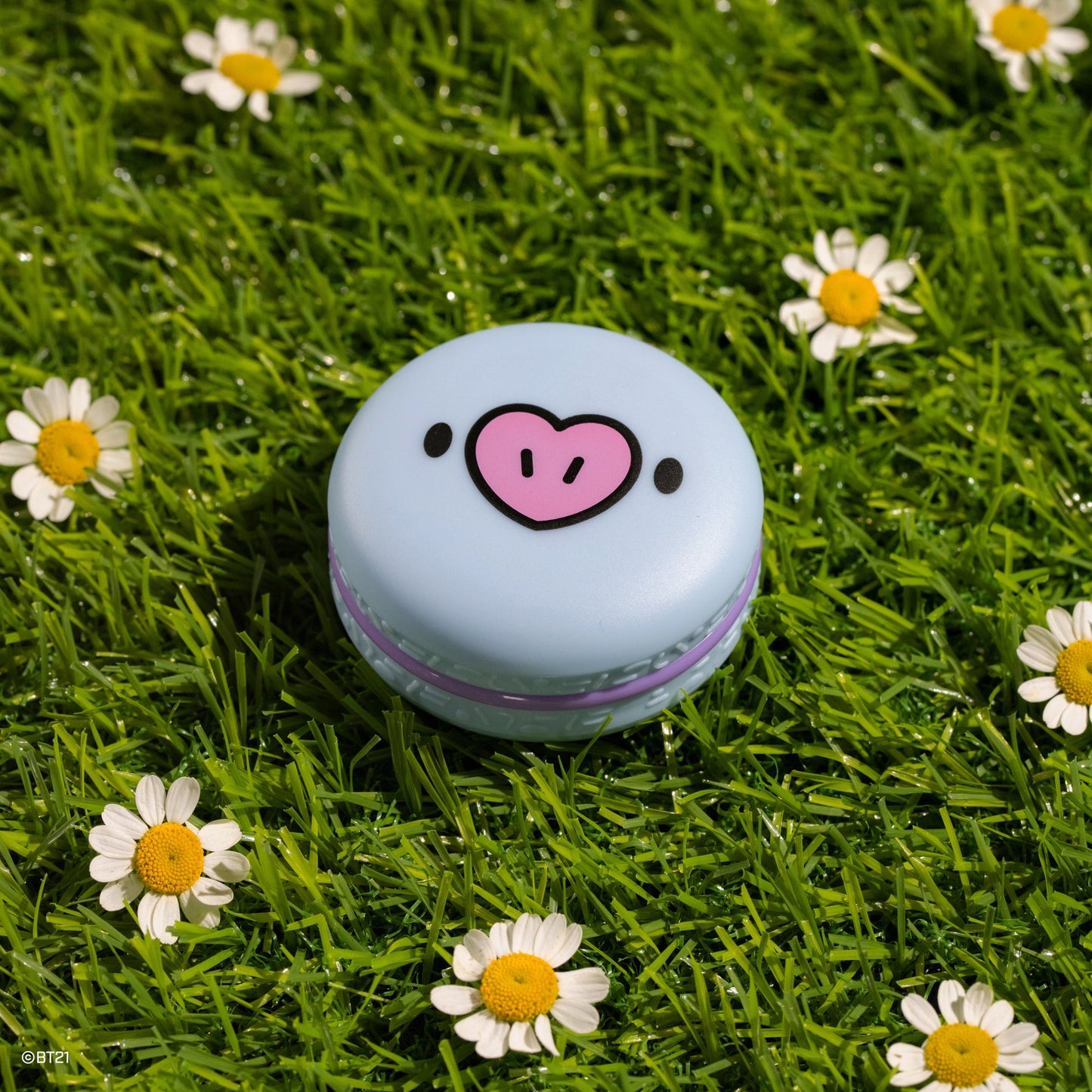 MANG Macaron Lip Balm - Grape Gummy (Clear) Lip Balms The Crème Shop x BT21 BABY