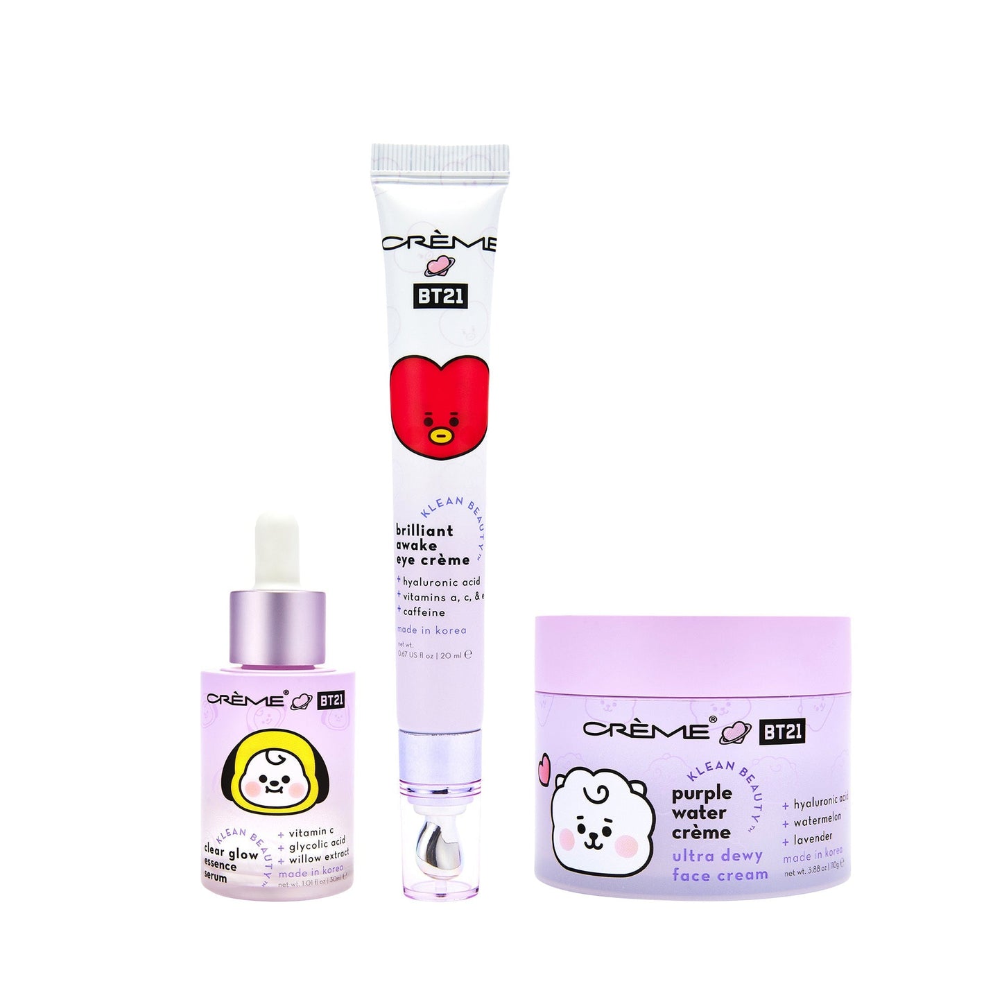 BT21 BABY Klean Beauty™️ Set of 3 Bundle ($65 Value) Bundles The Crème Shop x BT21 BABY