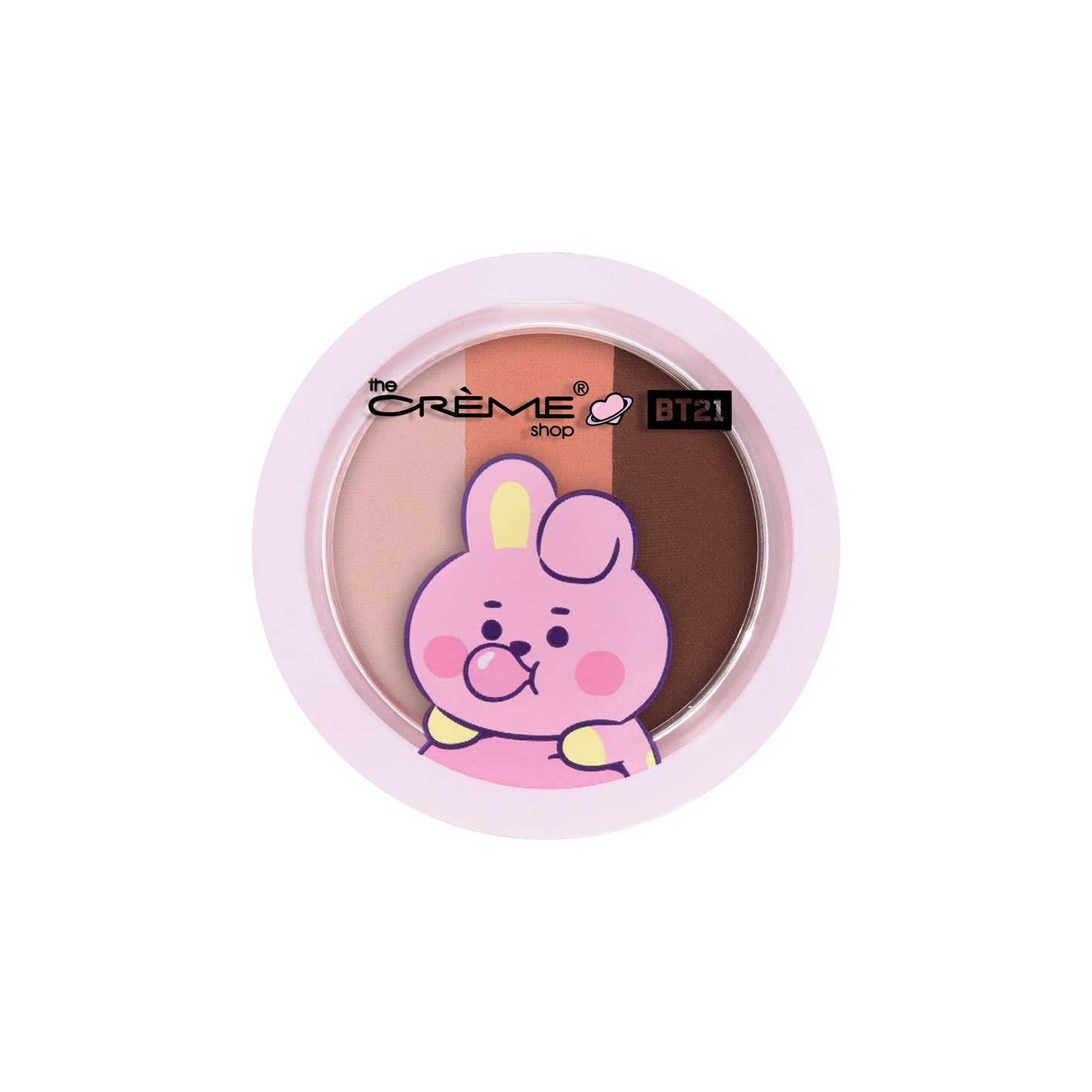 COOKY Ultra-Pigmented Eyeshadow Trio - Bubblegum Pop Eyeshadow Trio The Crème Shop x BT21 BABY
