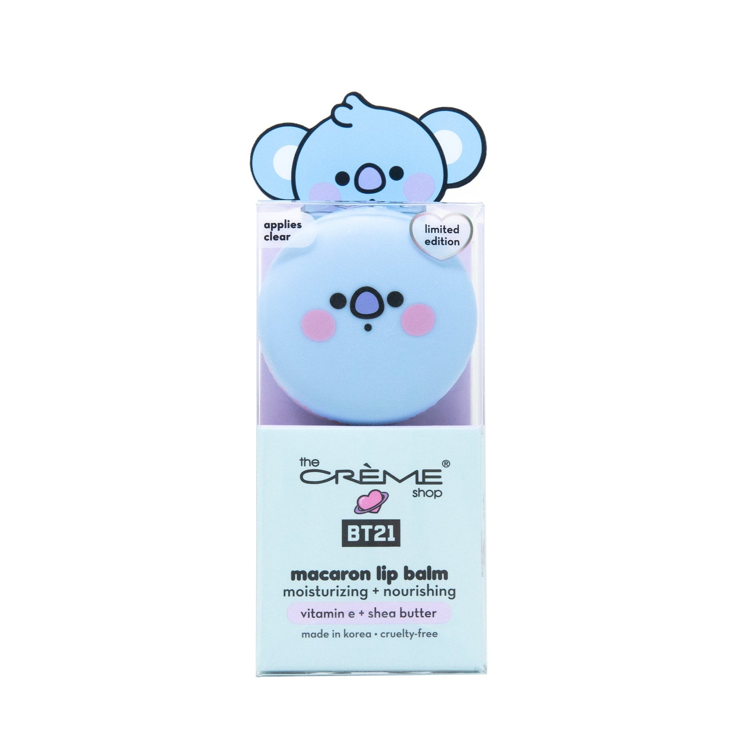 KOYA Macaron Lip Balm - Soda Pop (Clear) Lip Balms The Crème Shop x BT21 BABY
