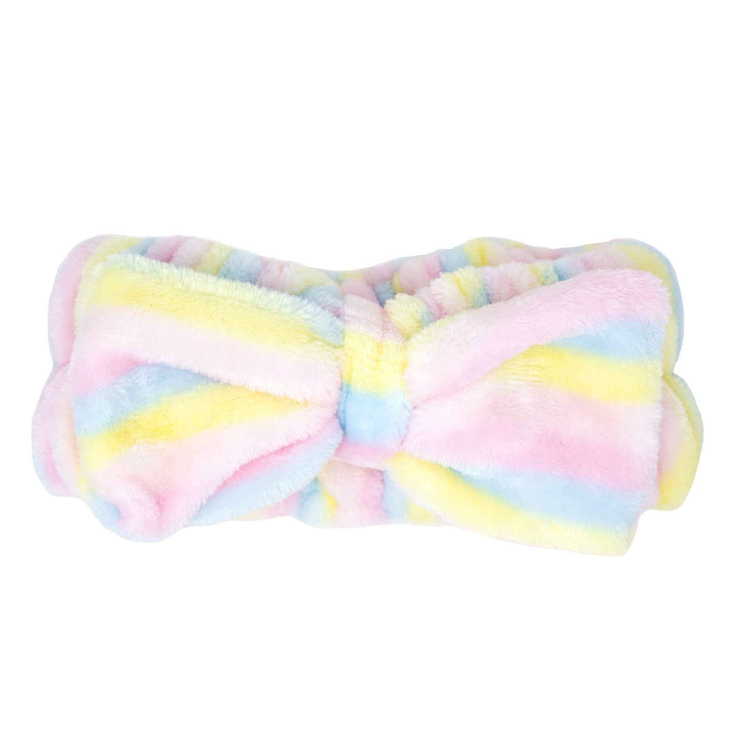 Pastel Striped Spa Teddy Headyband™ - Cruelty-Free, Vegan Headbands The Crème Shop