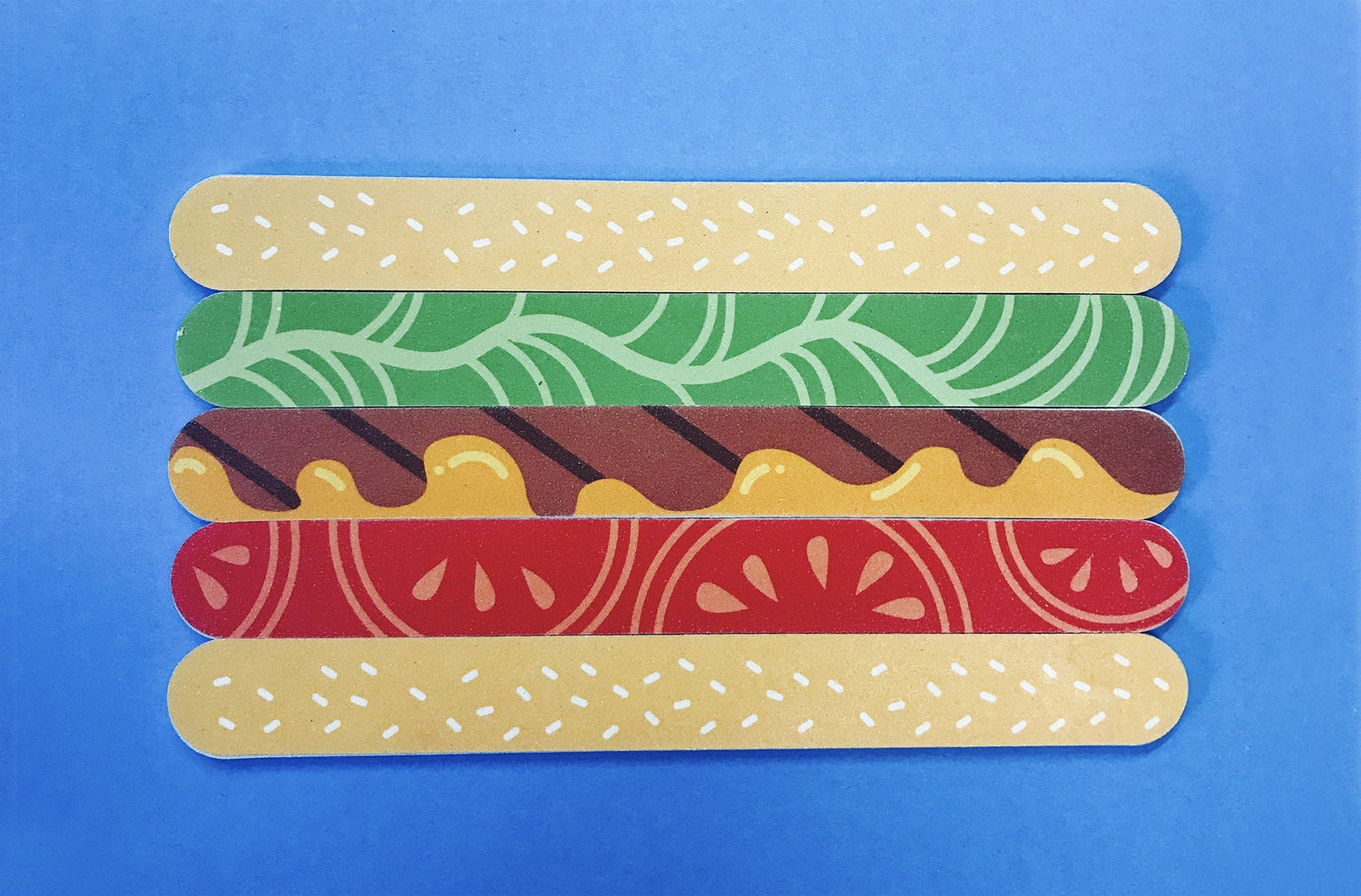 Themed Nail Files - Set of 5
