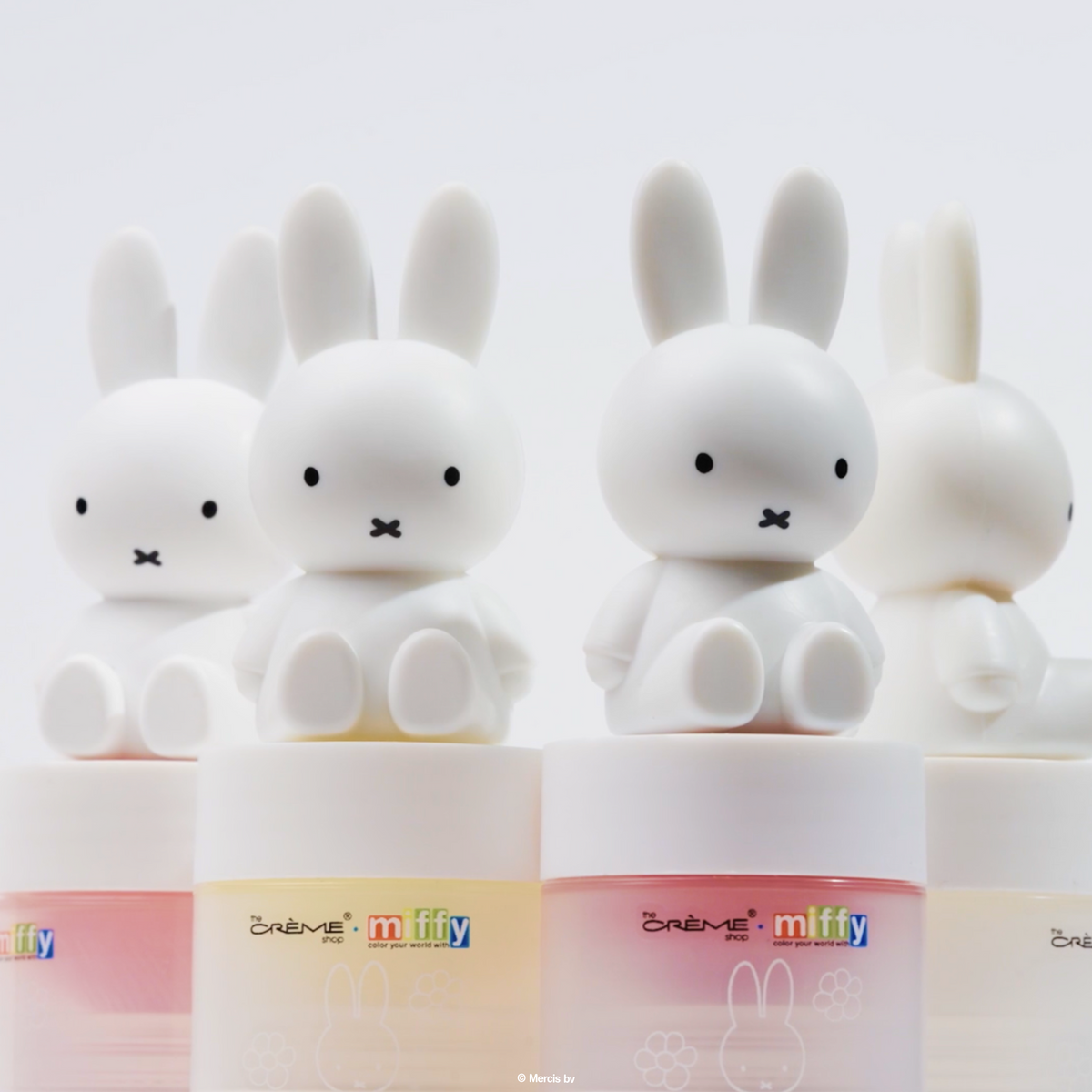 Miffy Lip Balm — Miffy rabbit-shaped lip balm jars in the collection