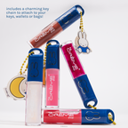 Miffy Tinted Lip Oil — Miffy lip oils with character and fruit keychain charms